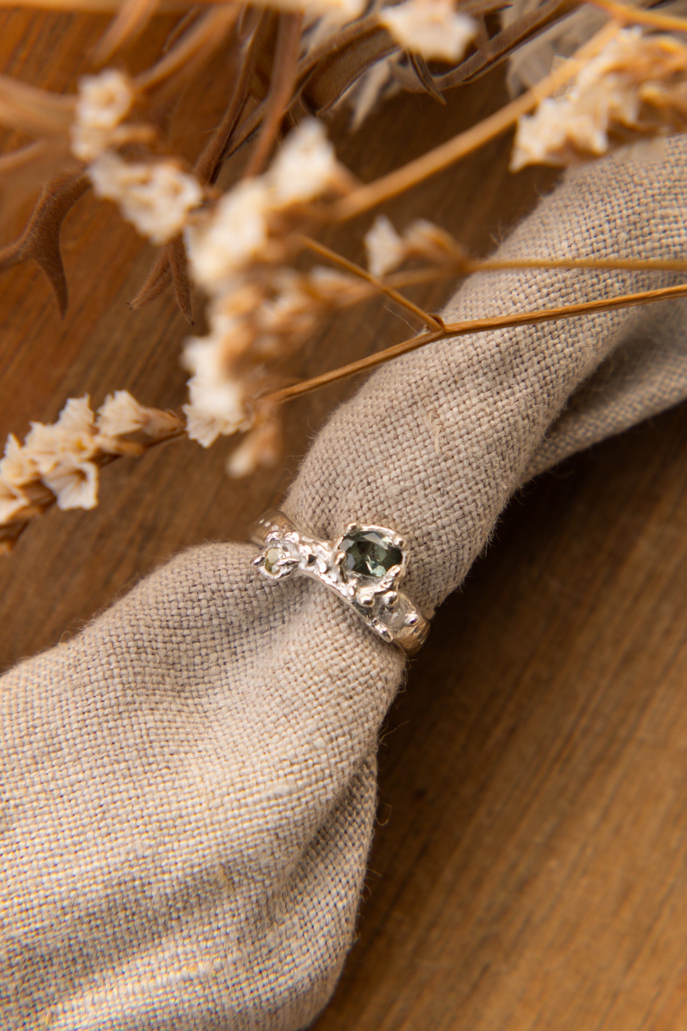 Meadowlight green Ring #8.5