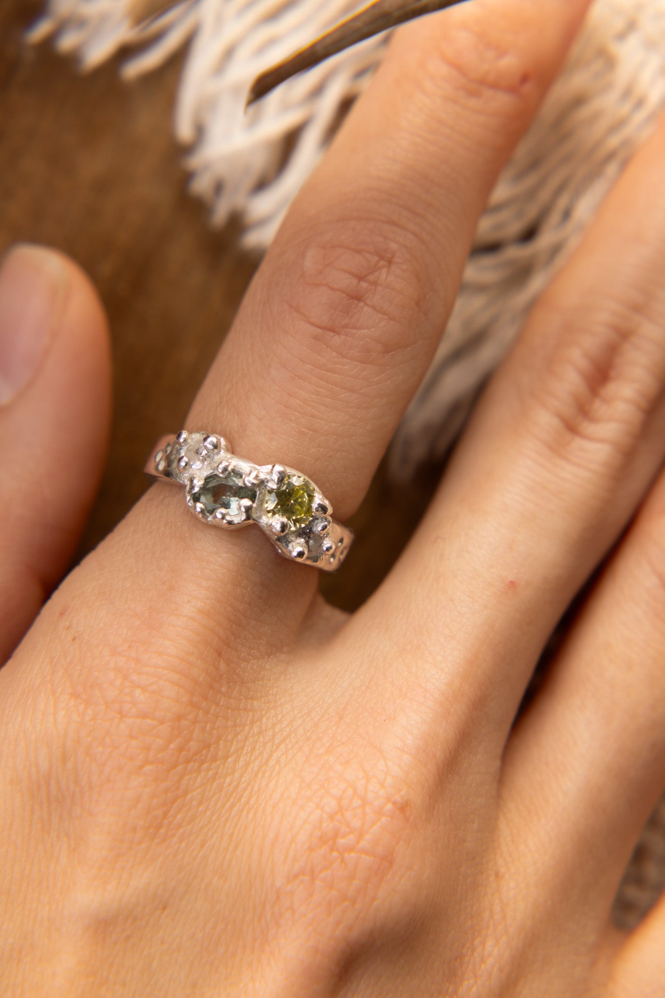 Meadowlight green Ring #11