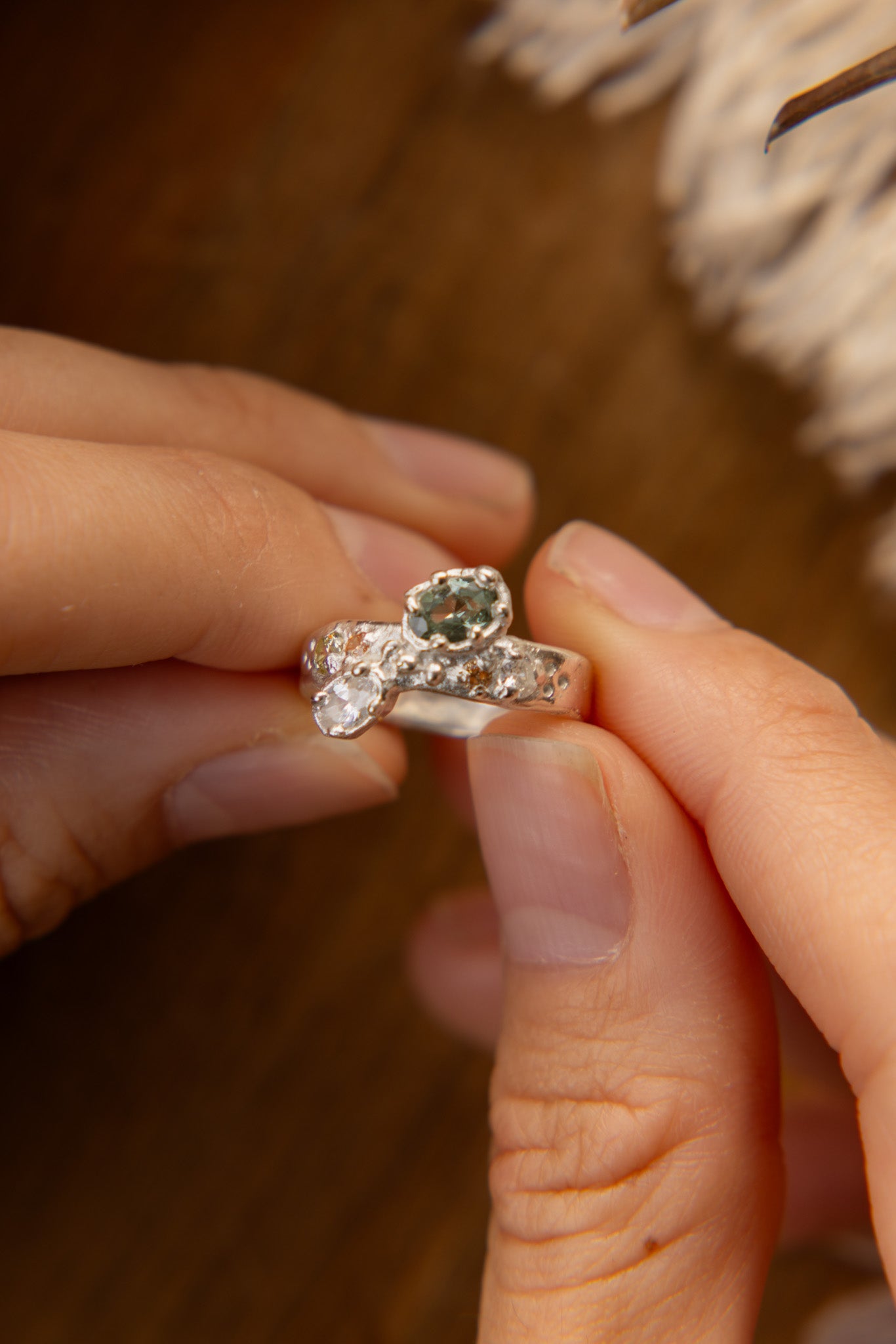 Meadowlight green Ring #10