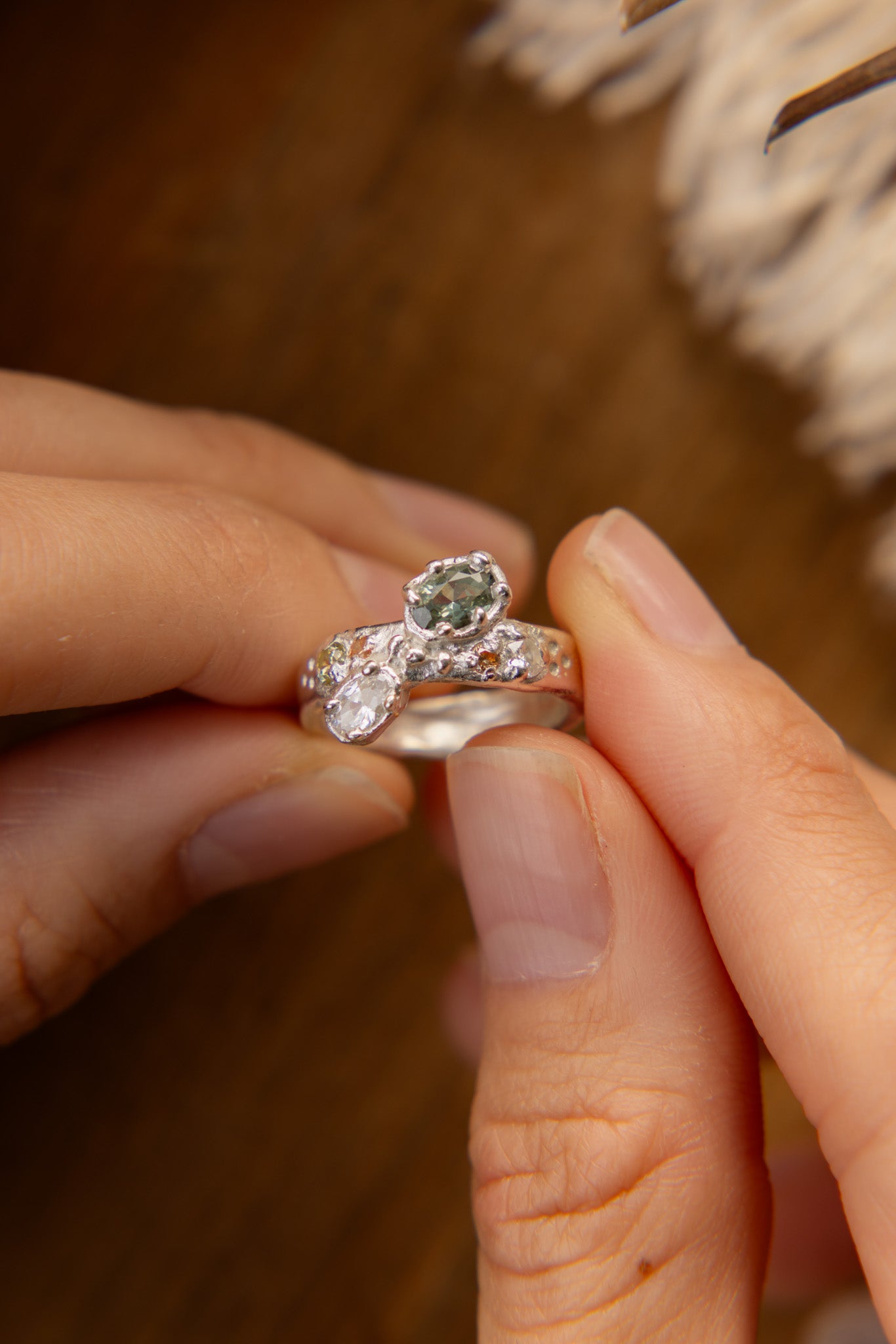 Meadowlight green Ring #10