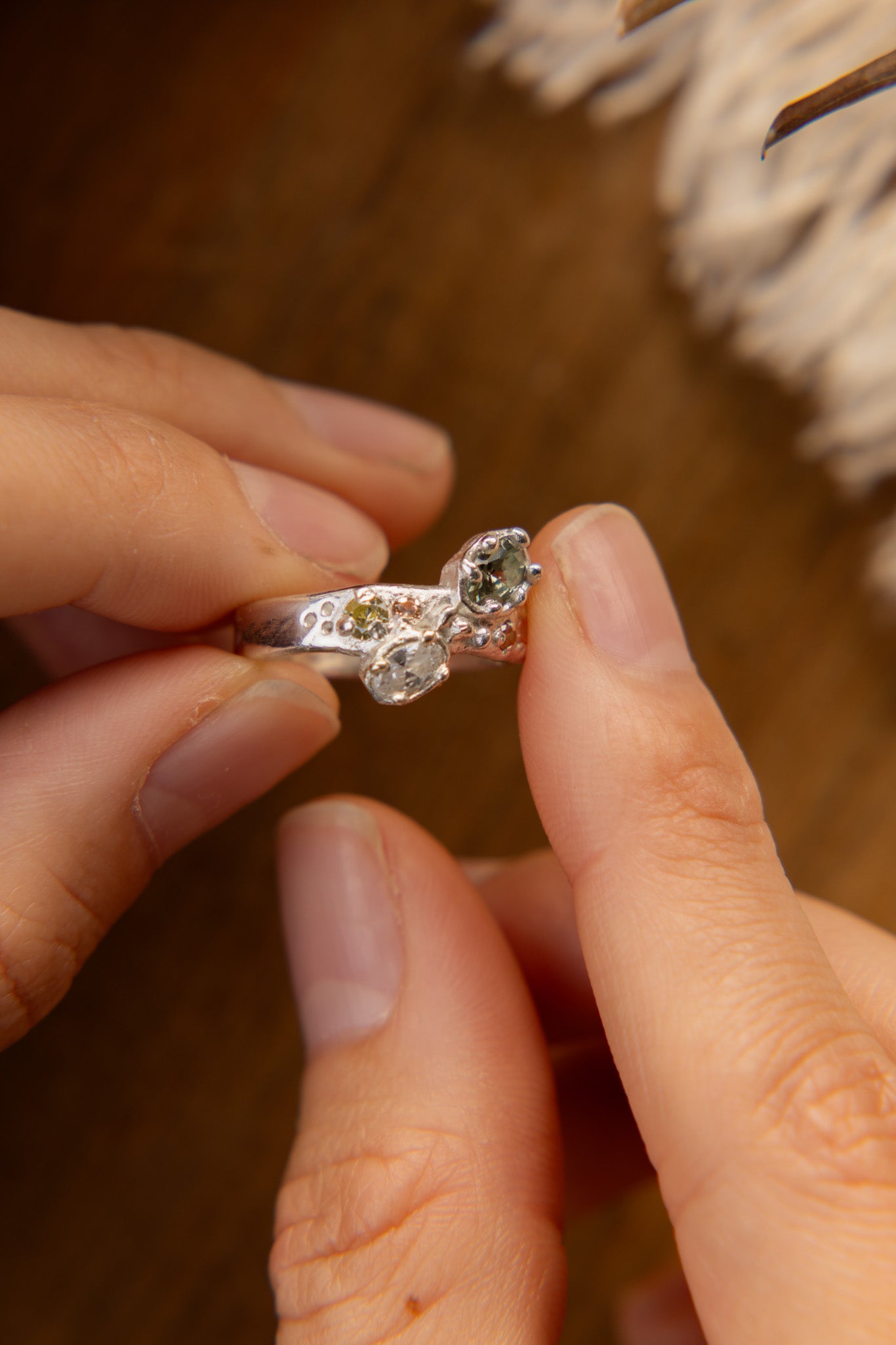 Meadowlight green Ring #10