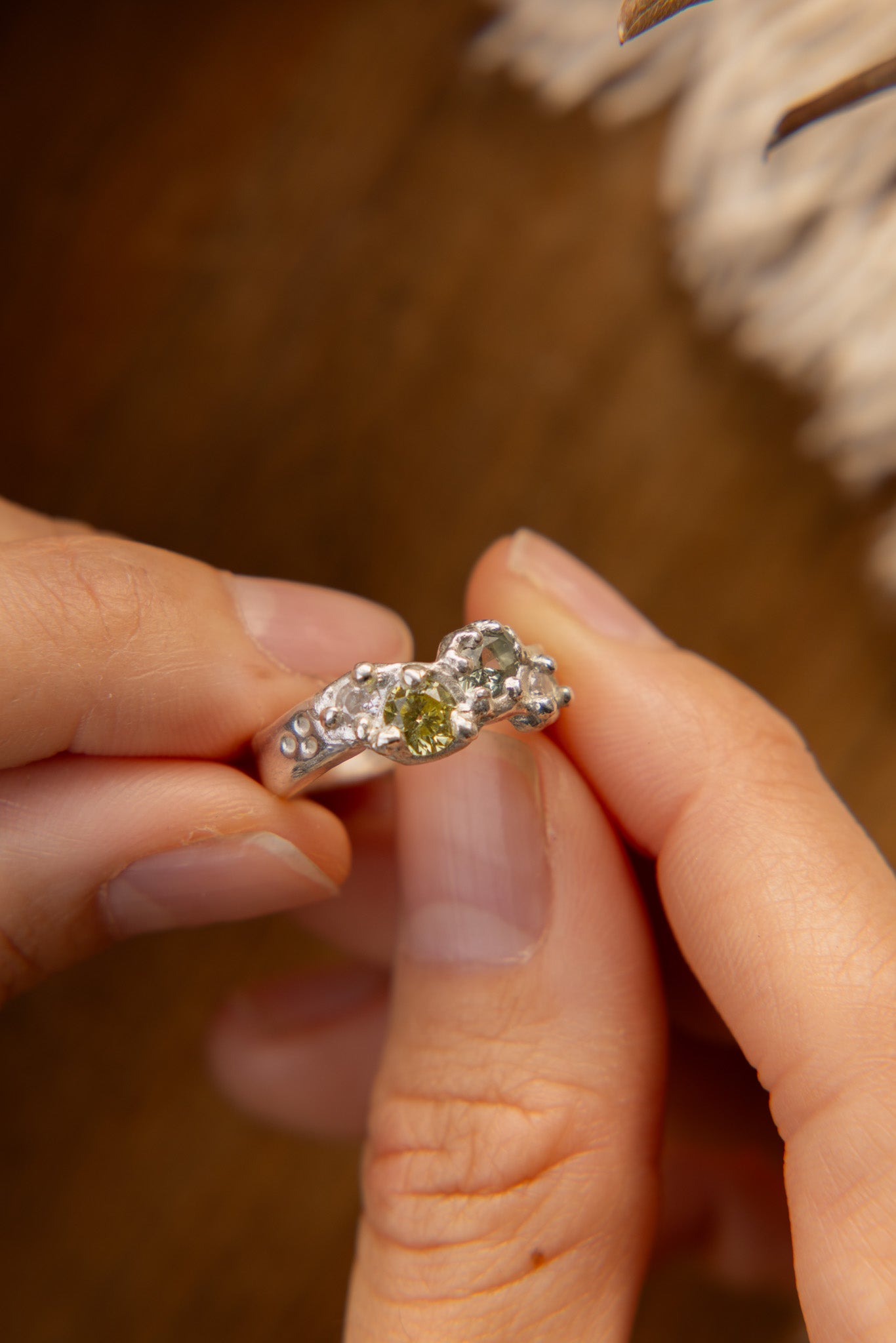 Meadowlight green Ring #11