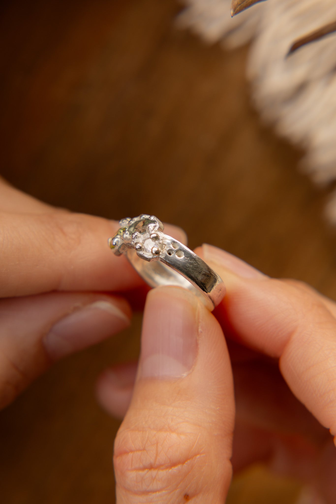 Meadowlight green Ring #11