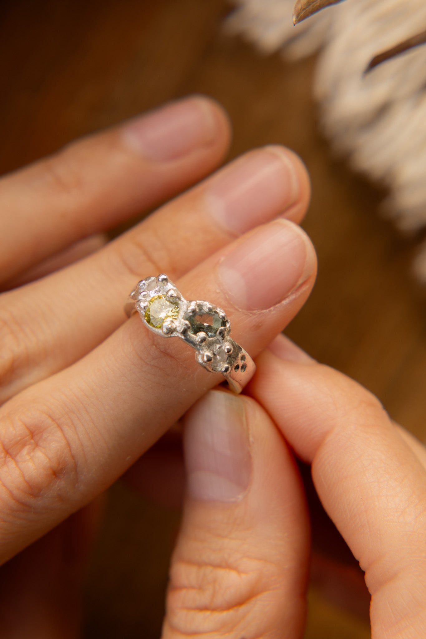 Meadowlight green Ring #11