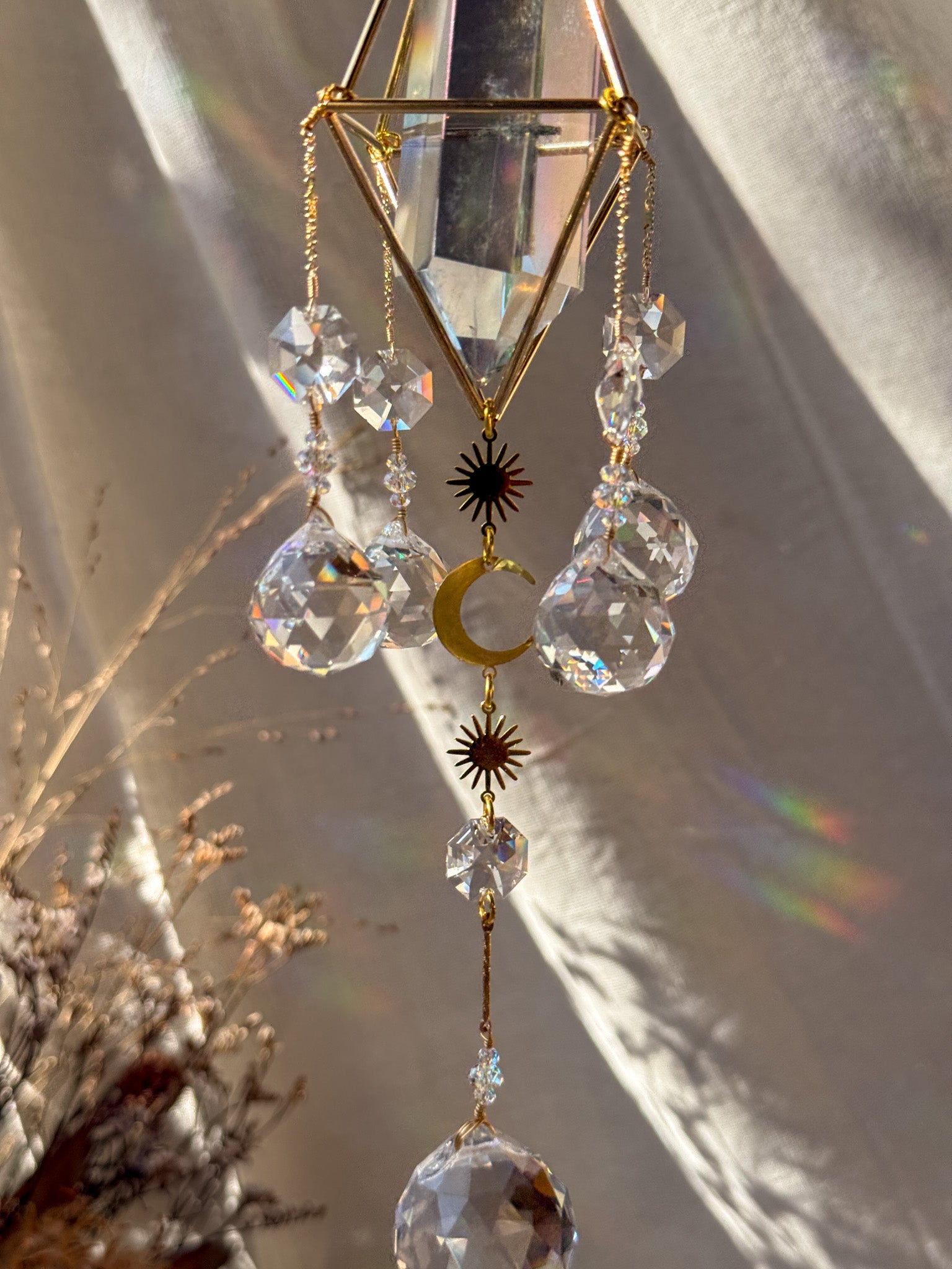 little Sunshine - Galaxy Rainbow Aura Quartz