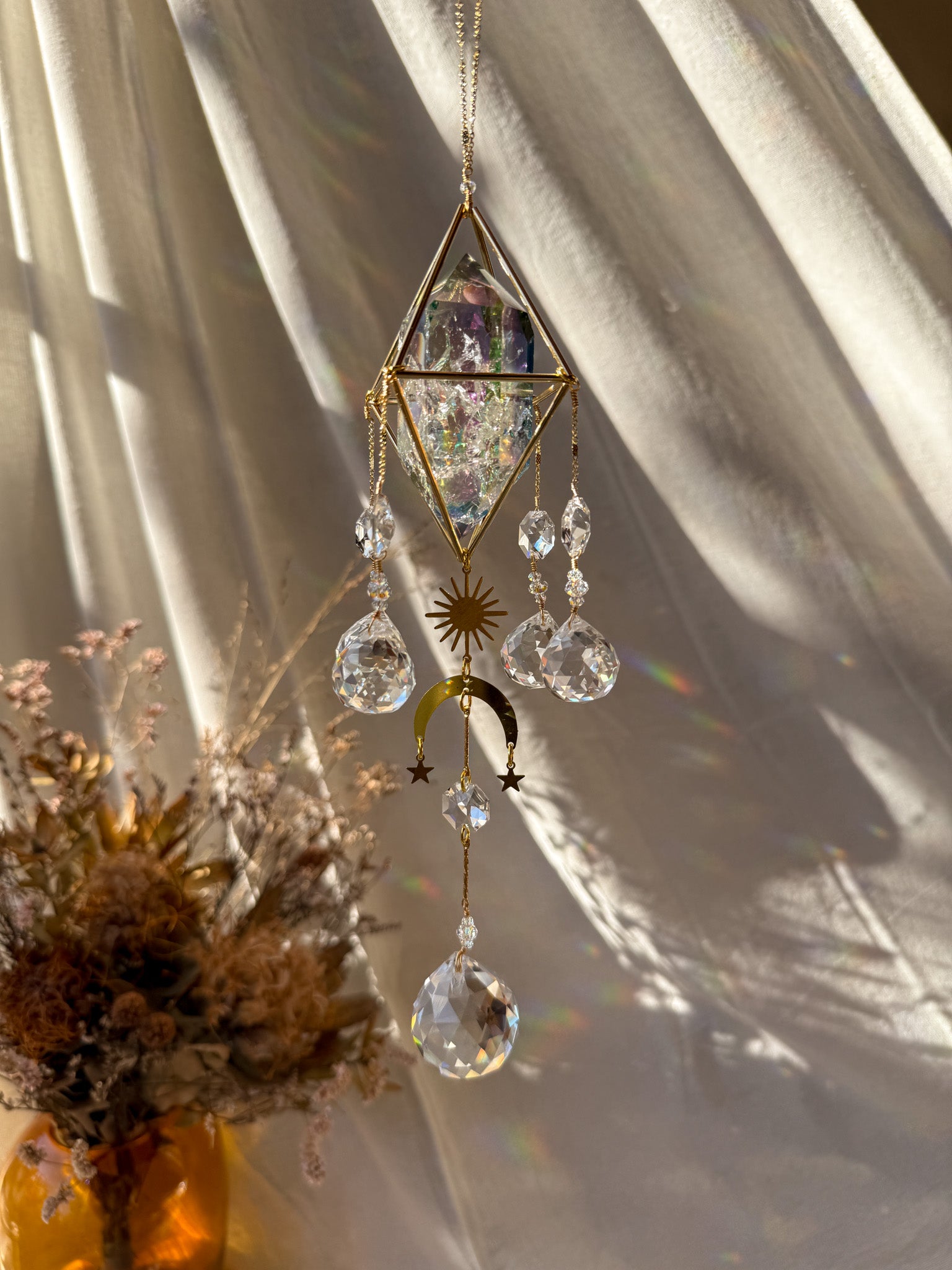 Under the SUN - Galaxy Rainbow Aura Quartz