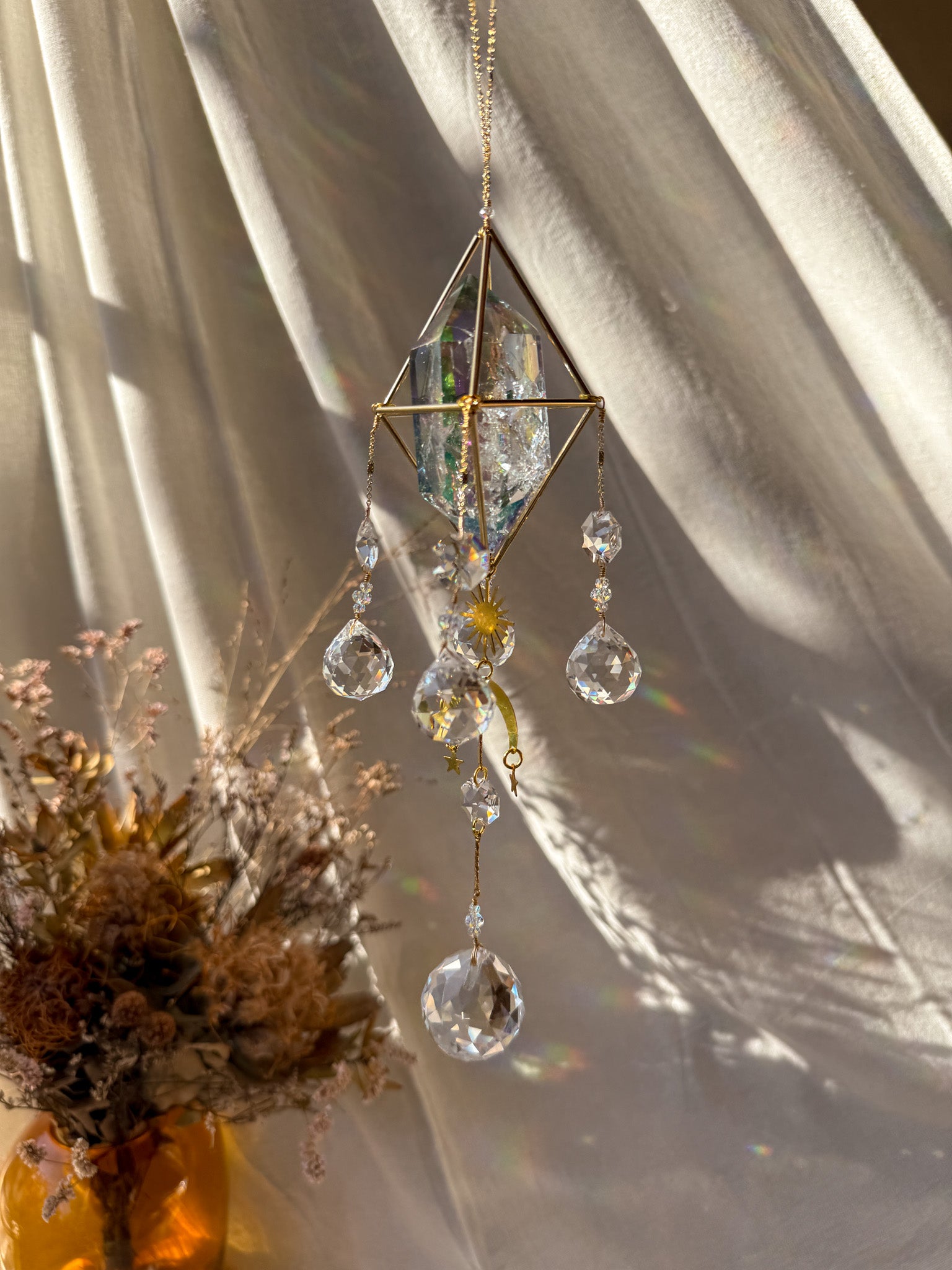 Under the SUN - Galaxy Rainbow Aura Quartz