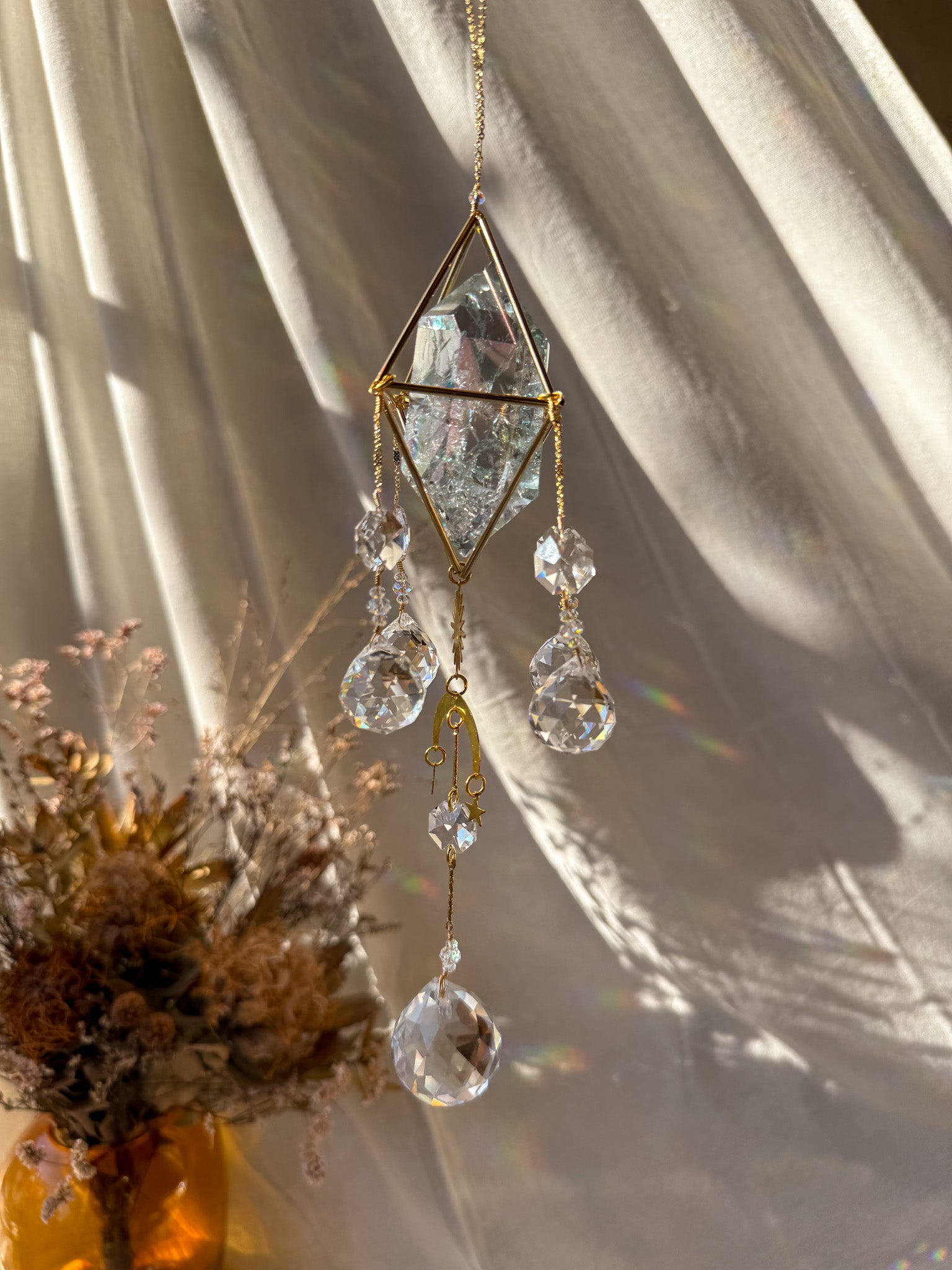 Under the SUN - Galaxy Rainbow Aura Quartz