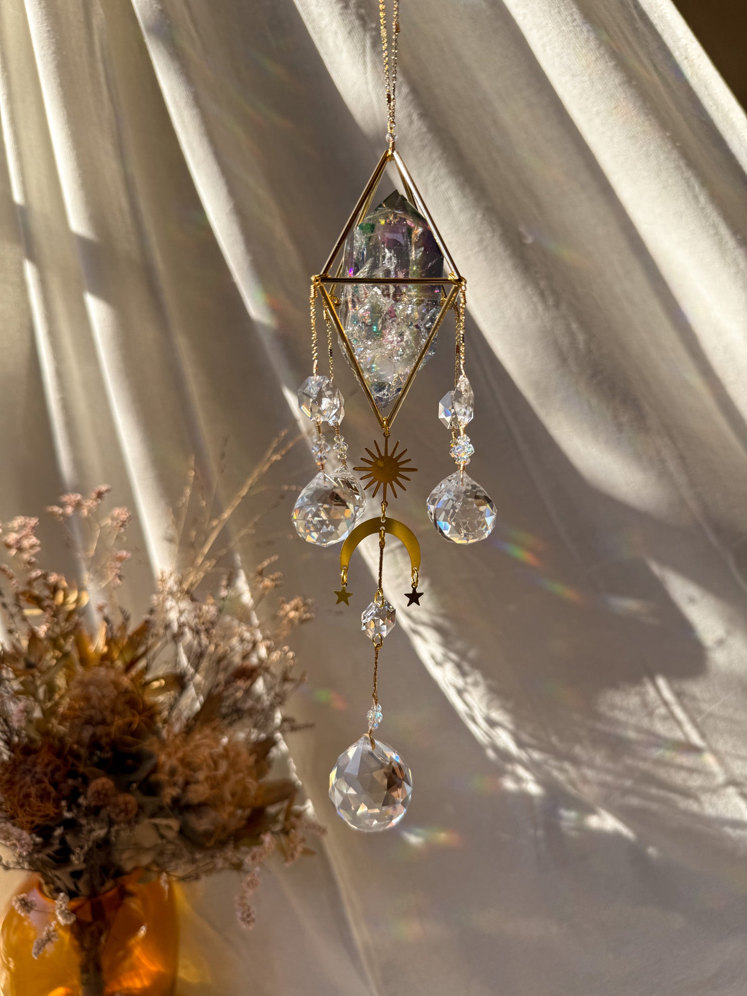 Under the SUN - Galaxy Rainbow Aura Quartz