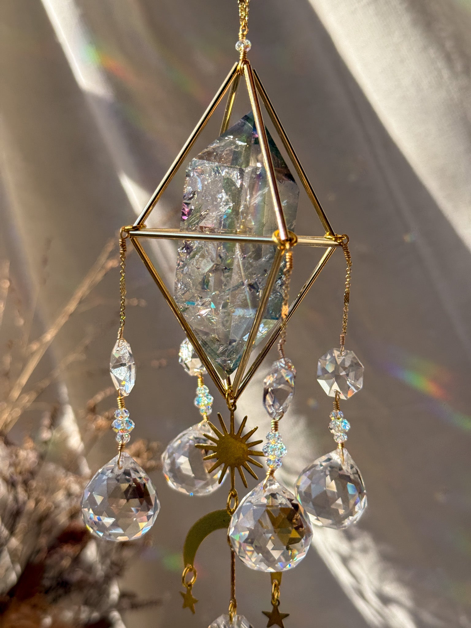 Under the SUN - Galaxy Rainbow Aura Quartz