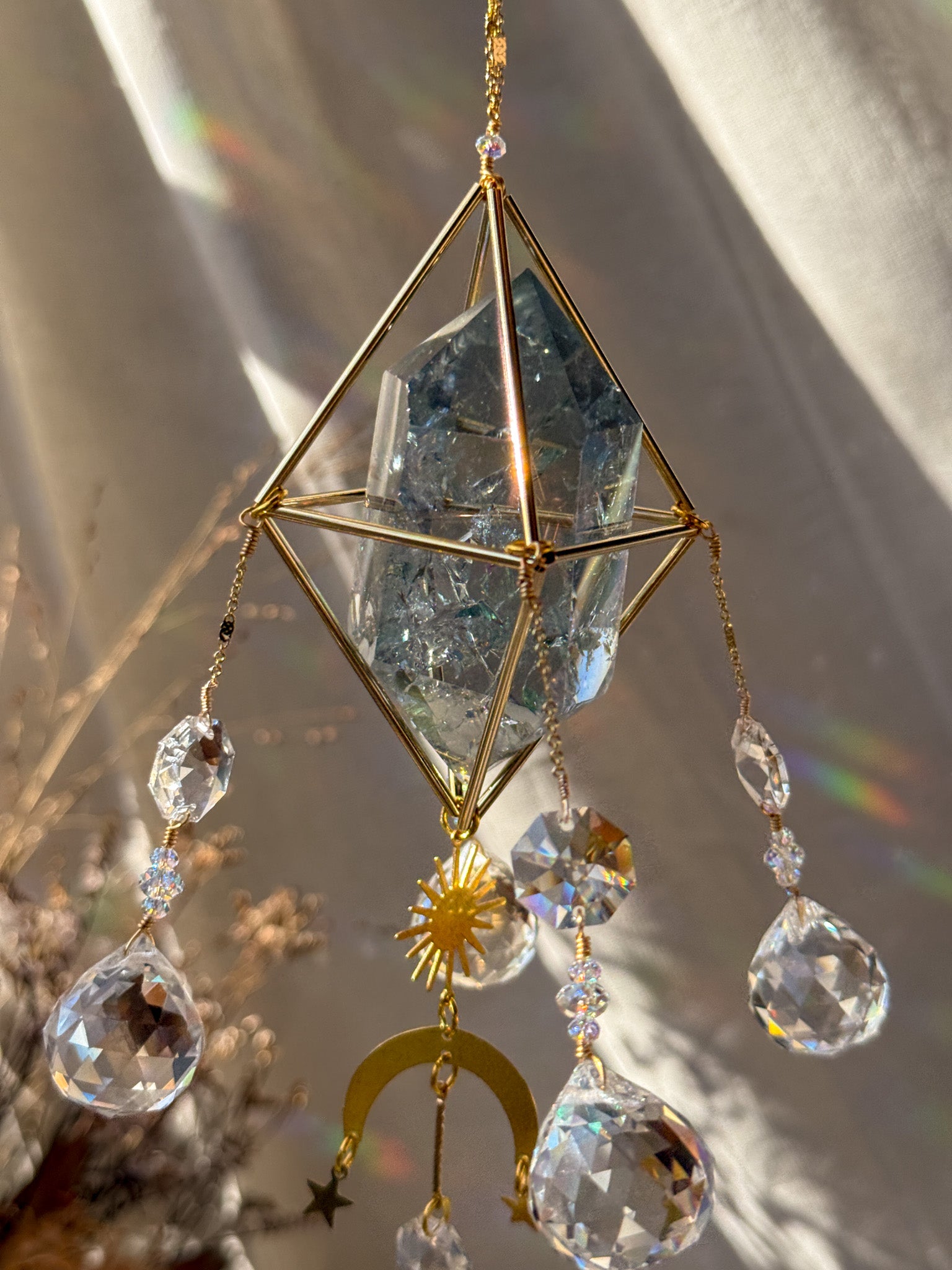 Under the SUN - Galaxy Rainbow Aura Quartz