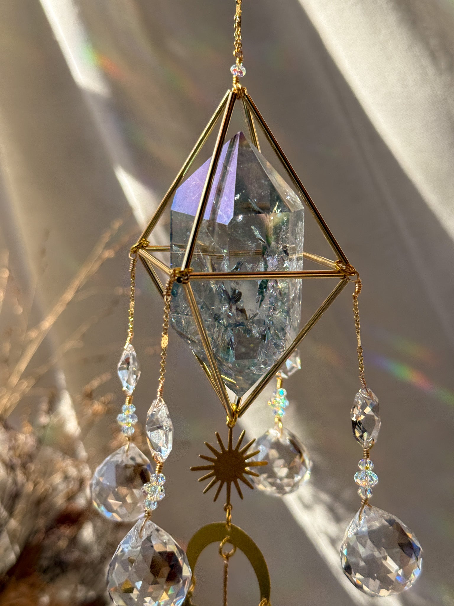 Under the SUN - Galaxy Rainbow Aura Quartz