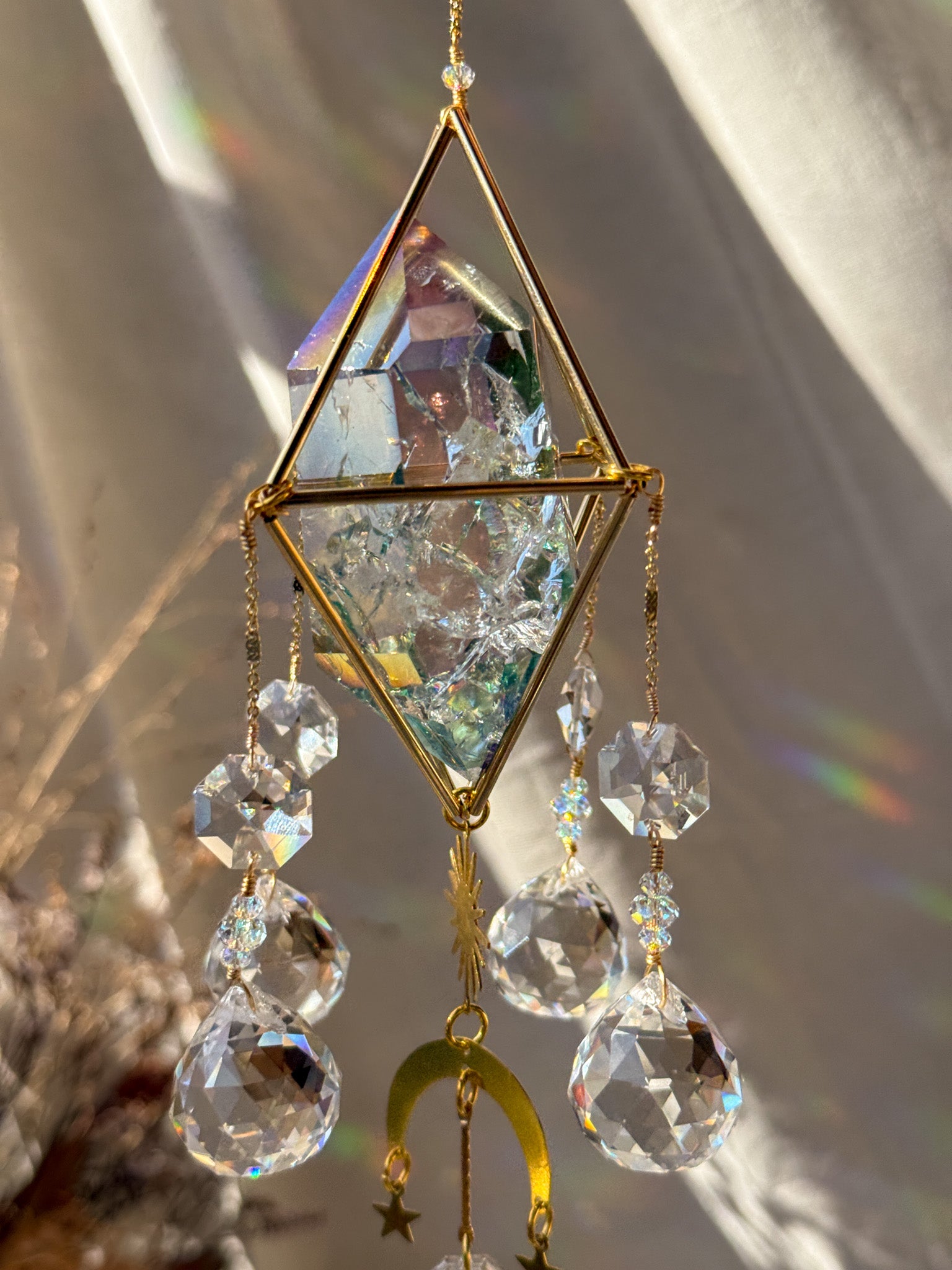 Under the SUN - Galaxy Rainbow Aura Quartz