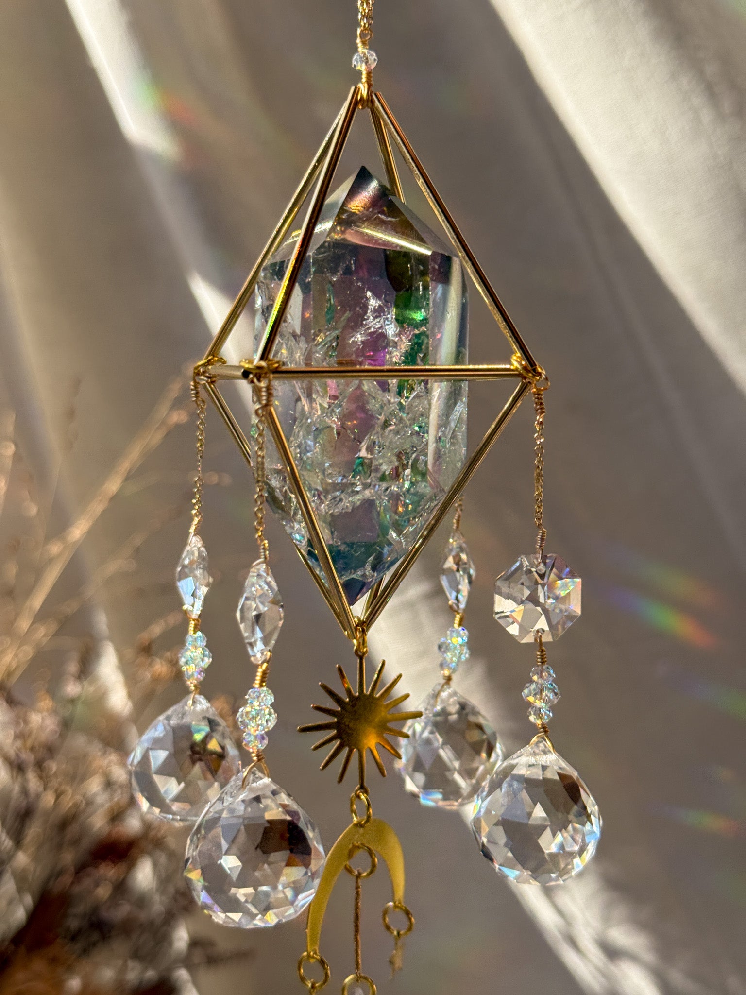 Under the SUN - Galaxy Rainbow Aura Quartz