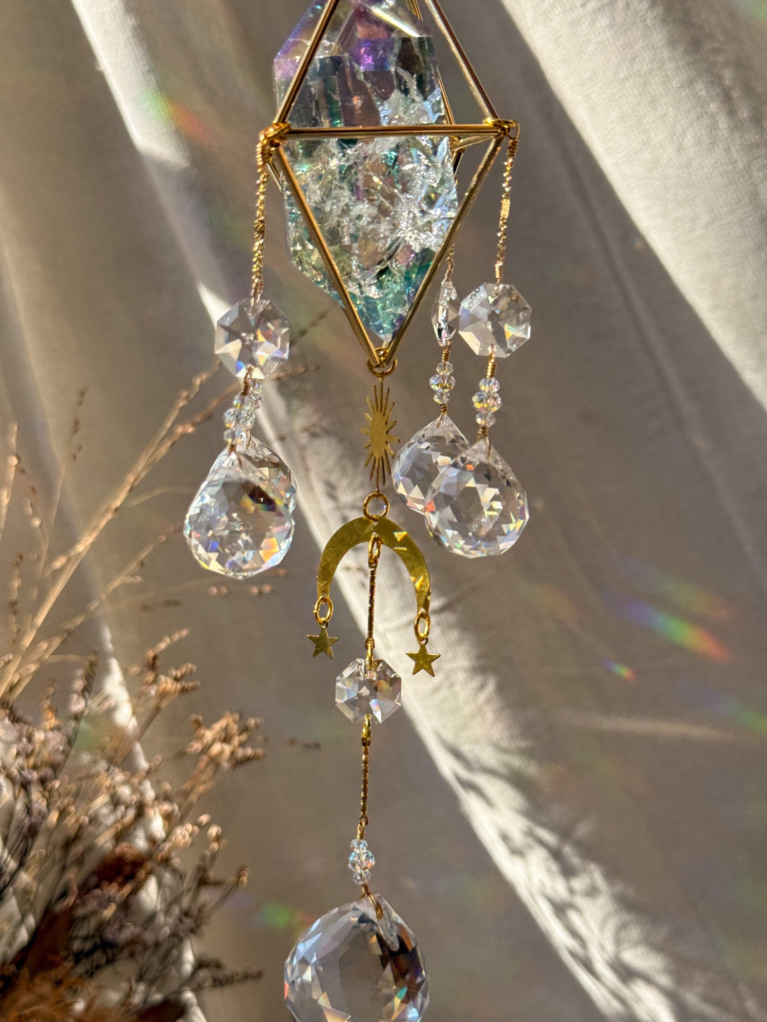 Under the SUN - Galaxy Rainbow Aura Quartz