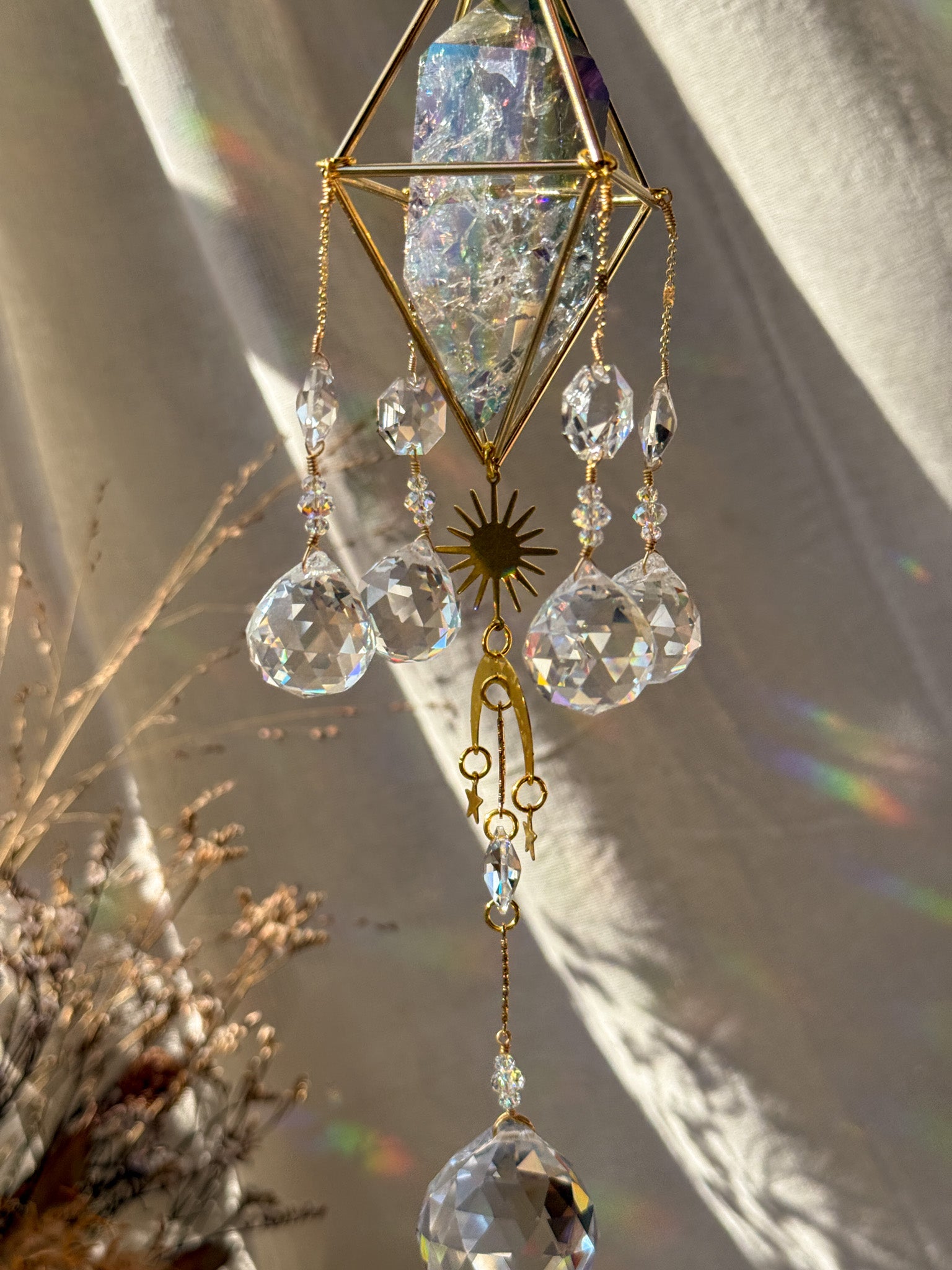 Under the SUN - Galaxy Rainbow Aura Quartz