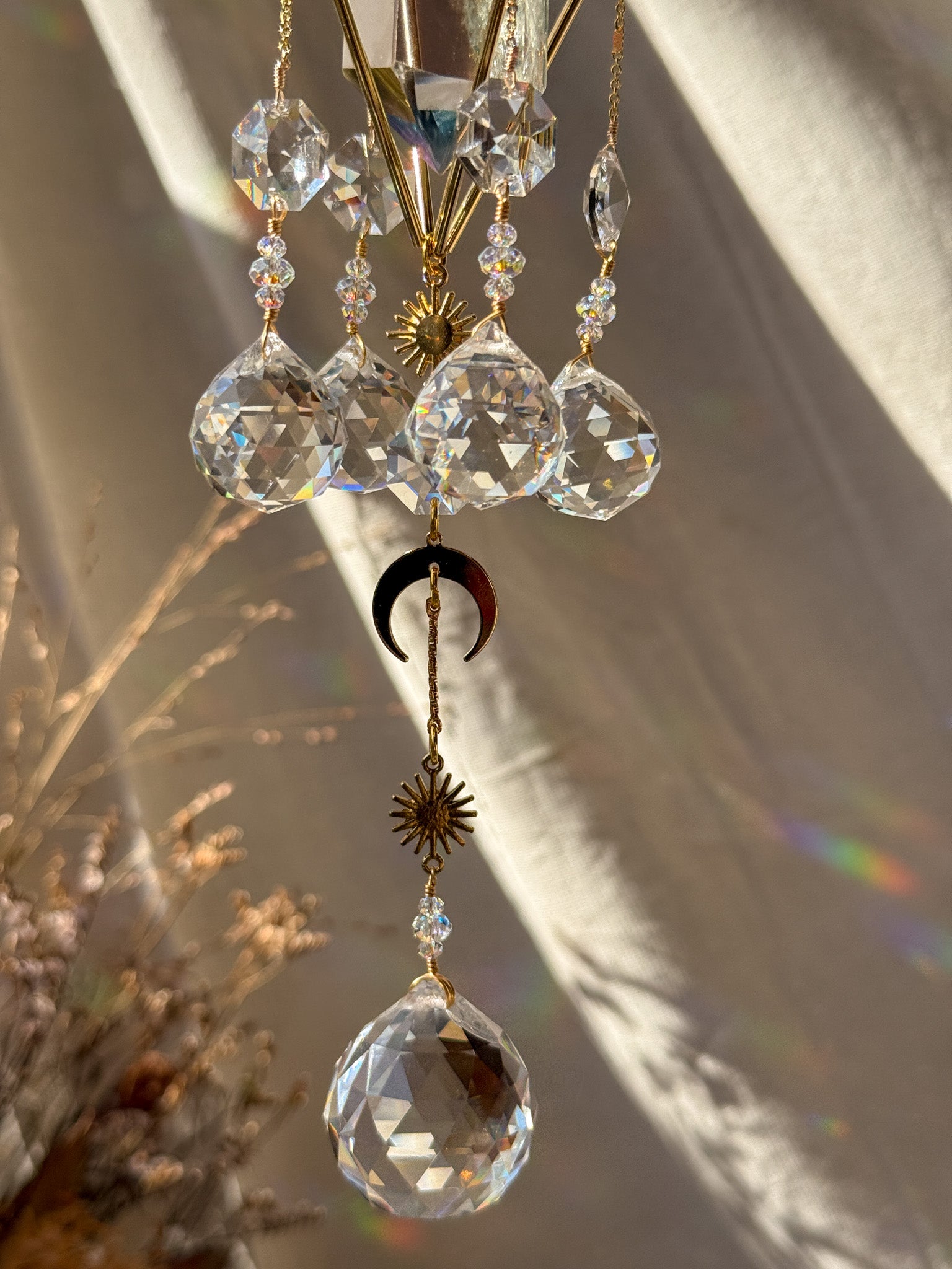 Moonlight - Galaxy Rainbow Aura Quartz