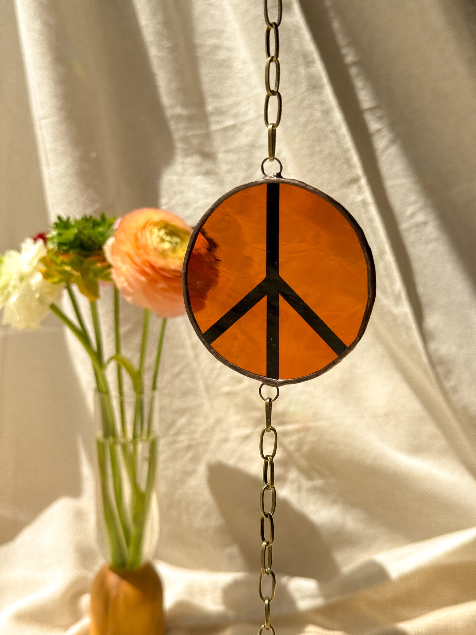 Flower peace - orange & yellow