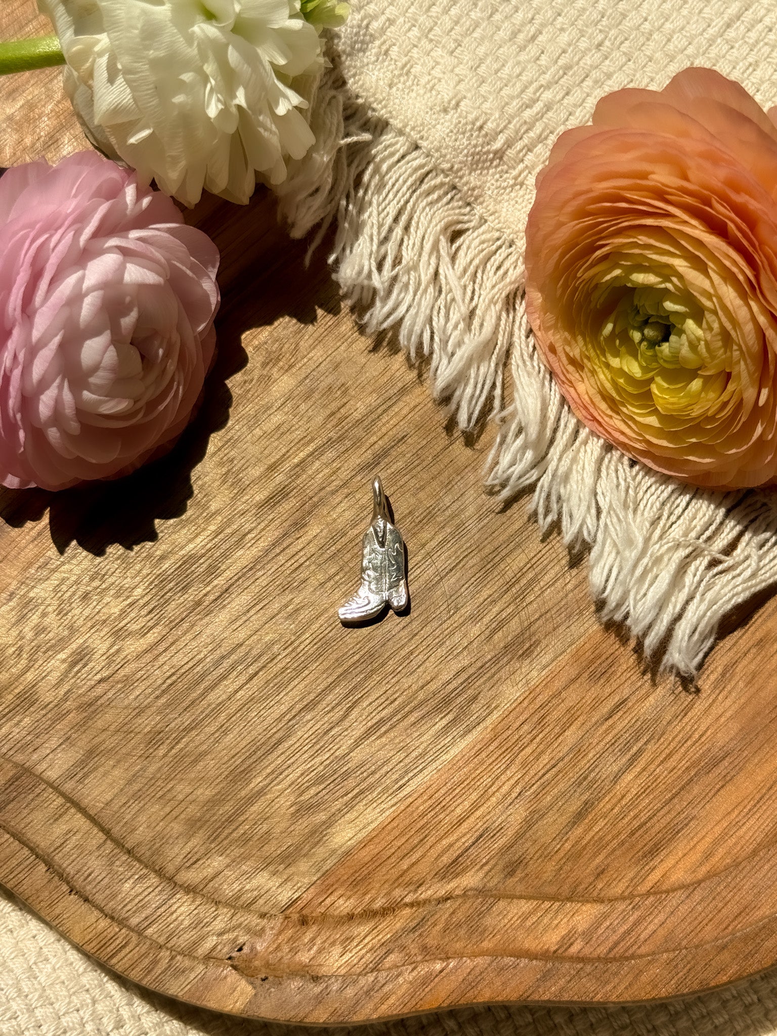 Cowboy boots Pendant top