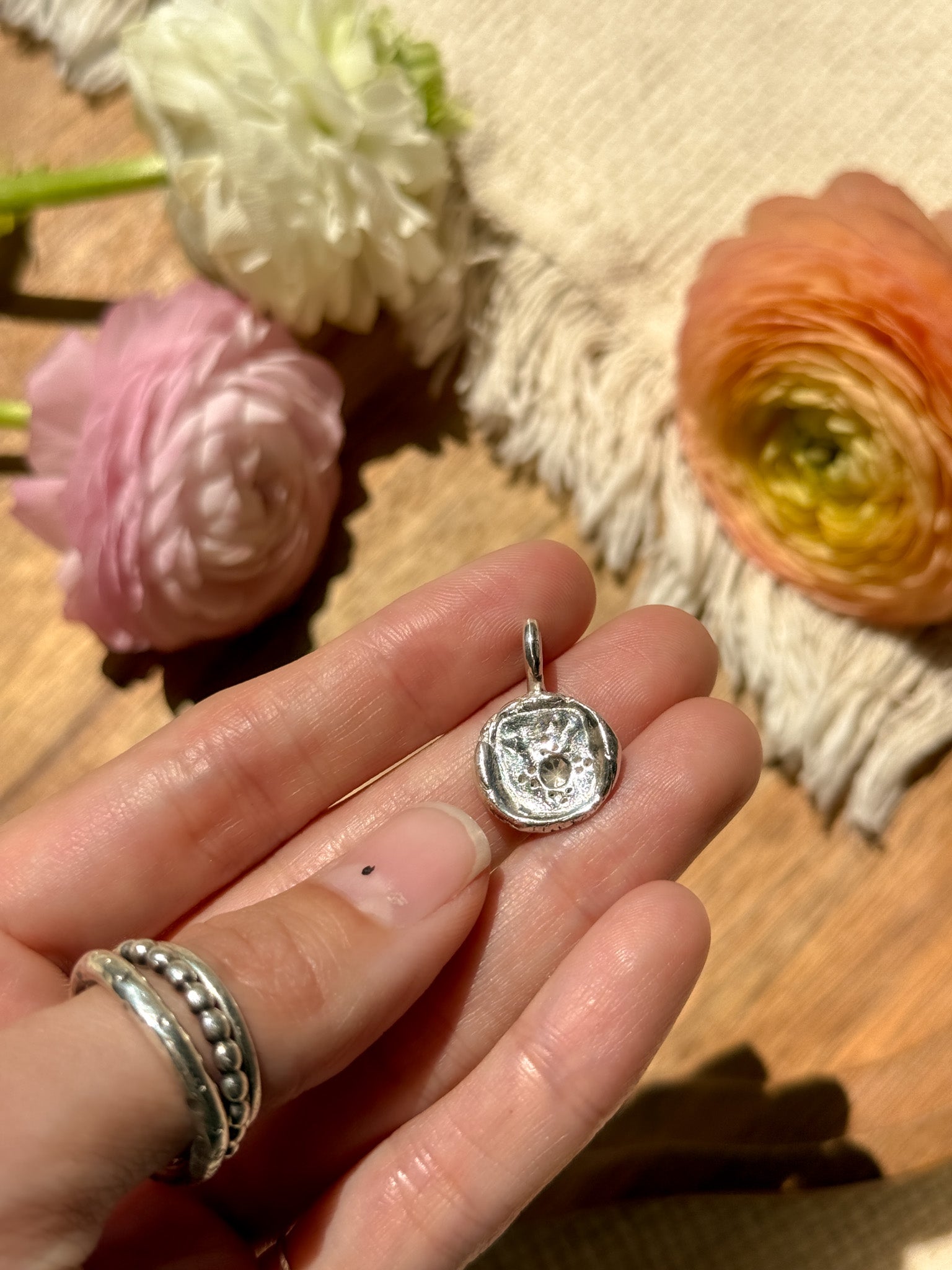 "You are the gem" Pendant top