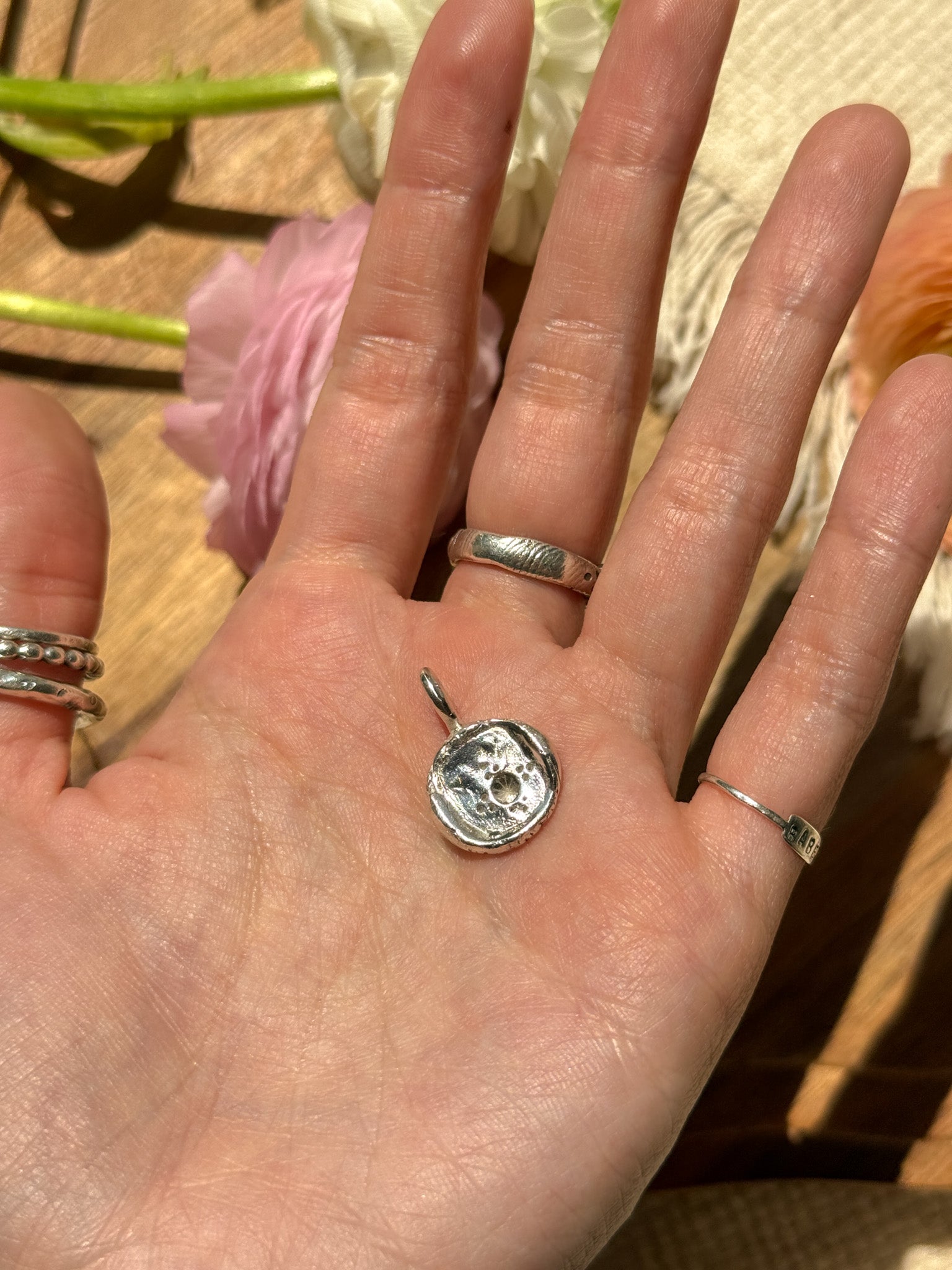 "You are the gem" Pendant top