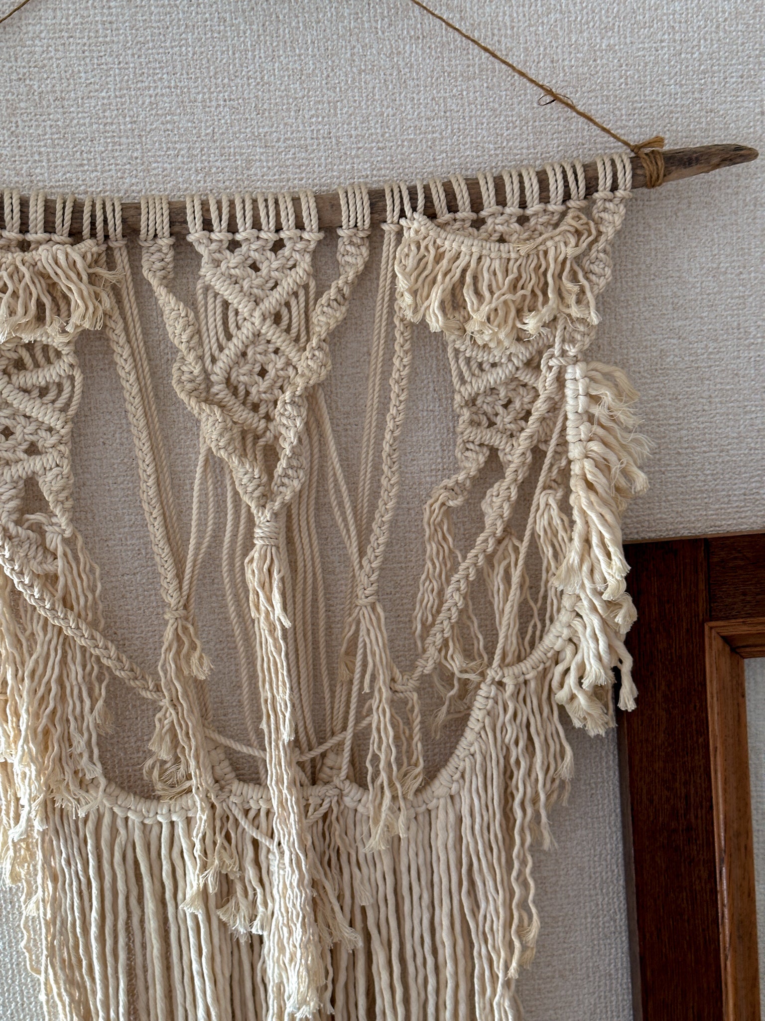 Macrame Tapestry - driftwood