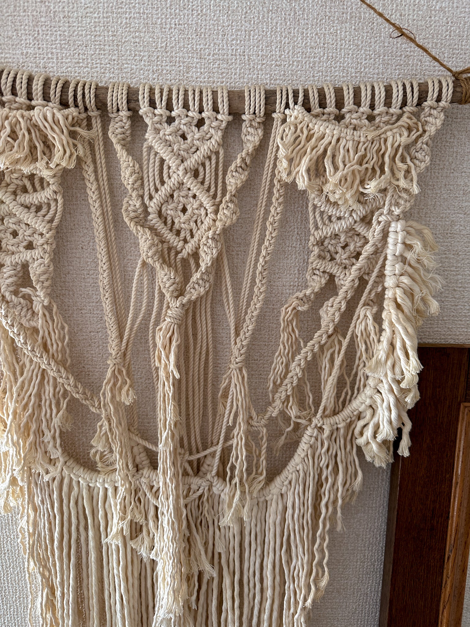 Macrame Tapestry - driftwood