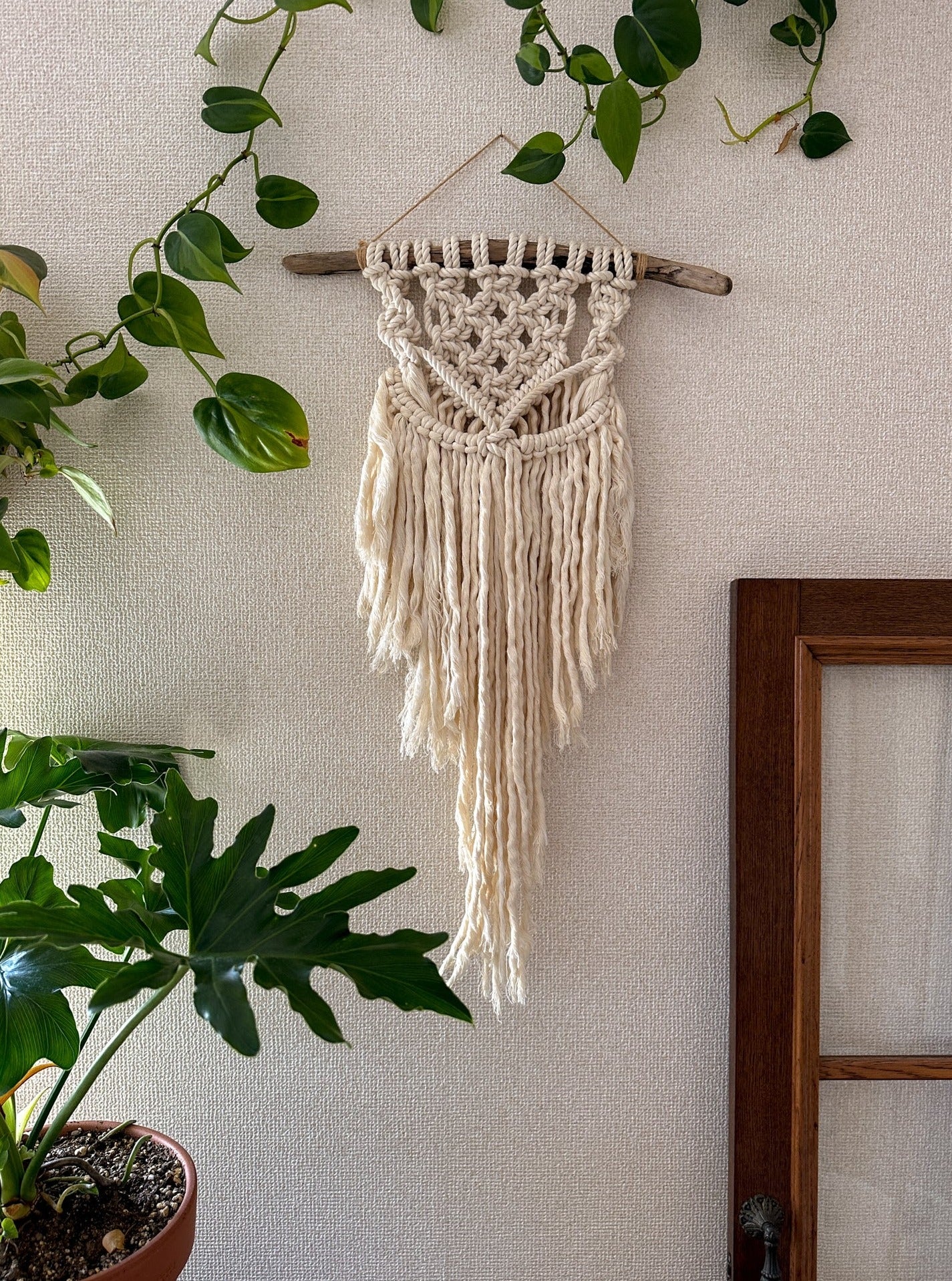 Macrame Tapestry - driftwood