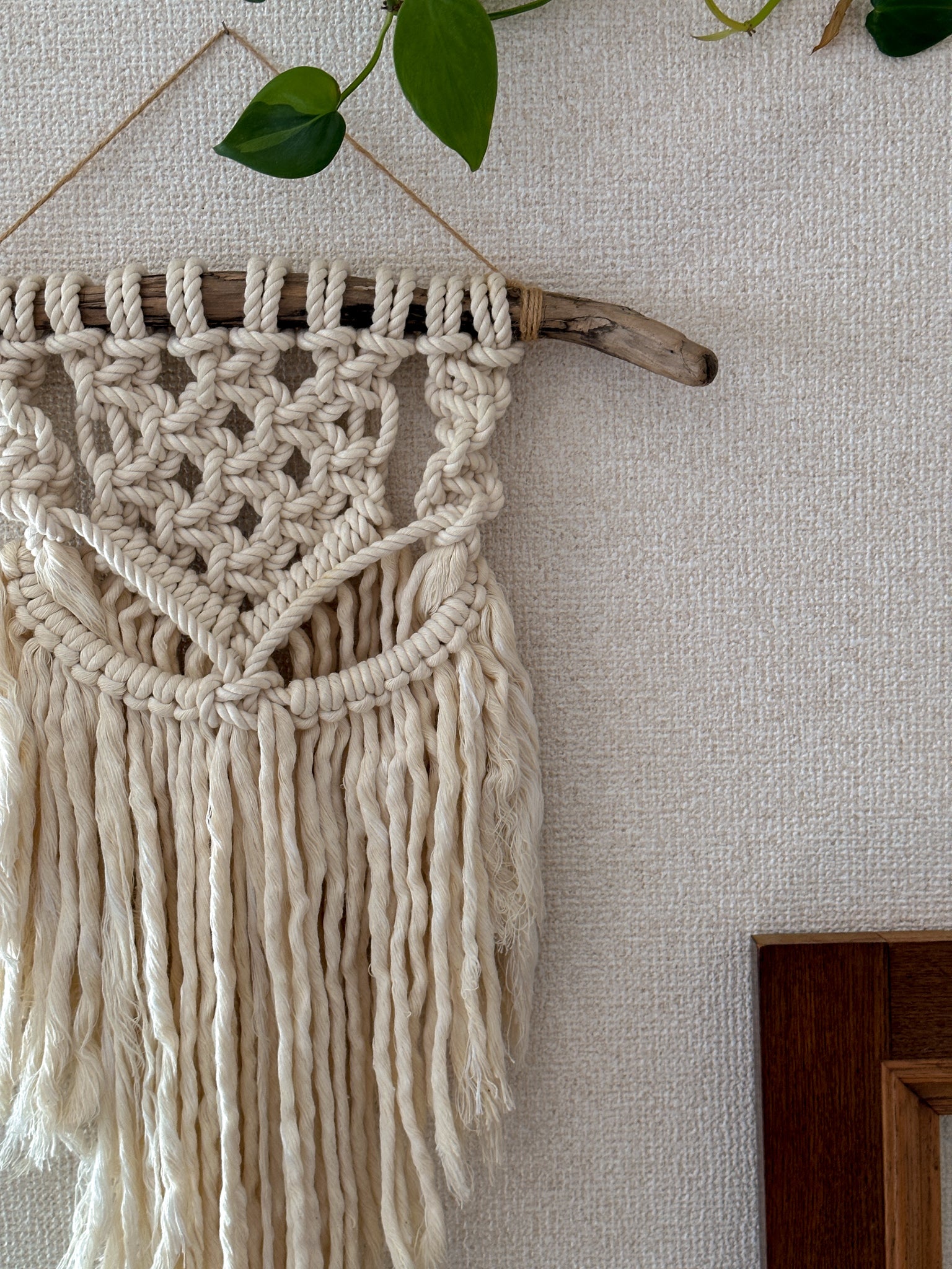 Macrame Tapestry - driftwood