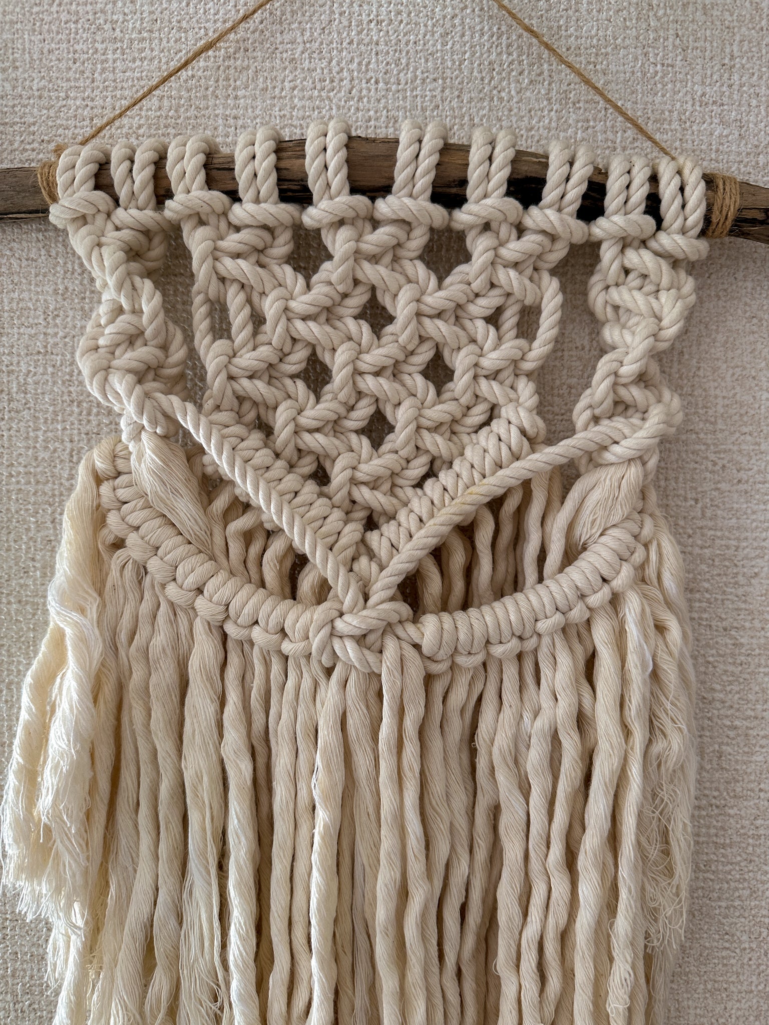 Macrame Tapestry - driftwood