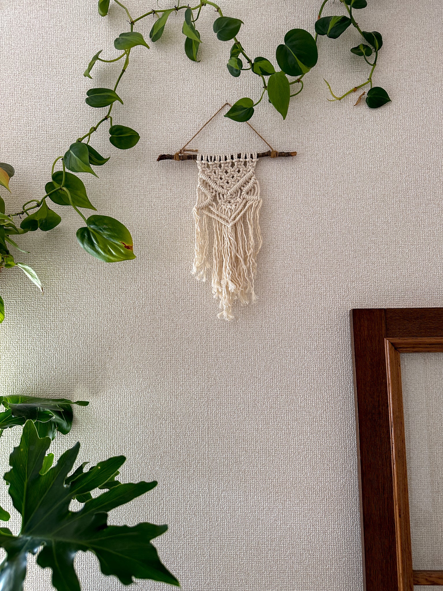 Macrame Tapestry - driftwood