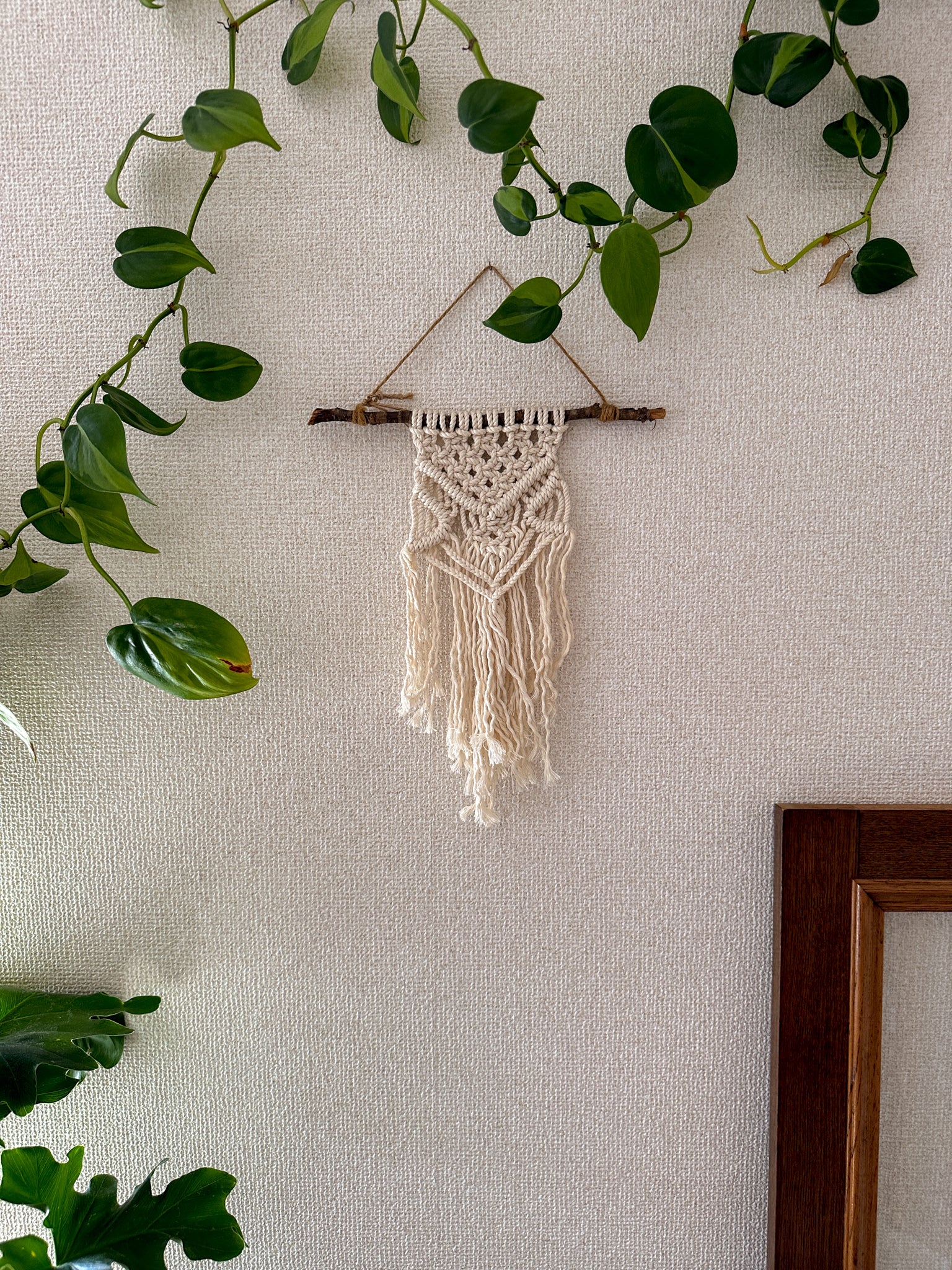 Macrame Tapestry - driftwood