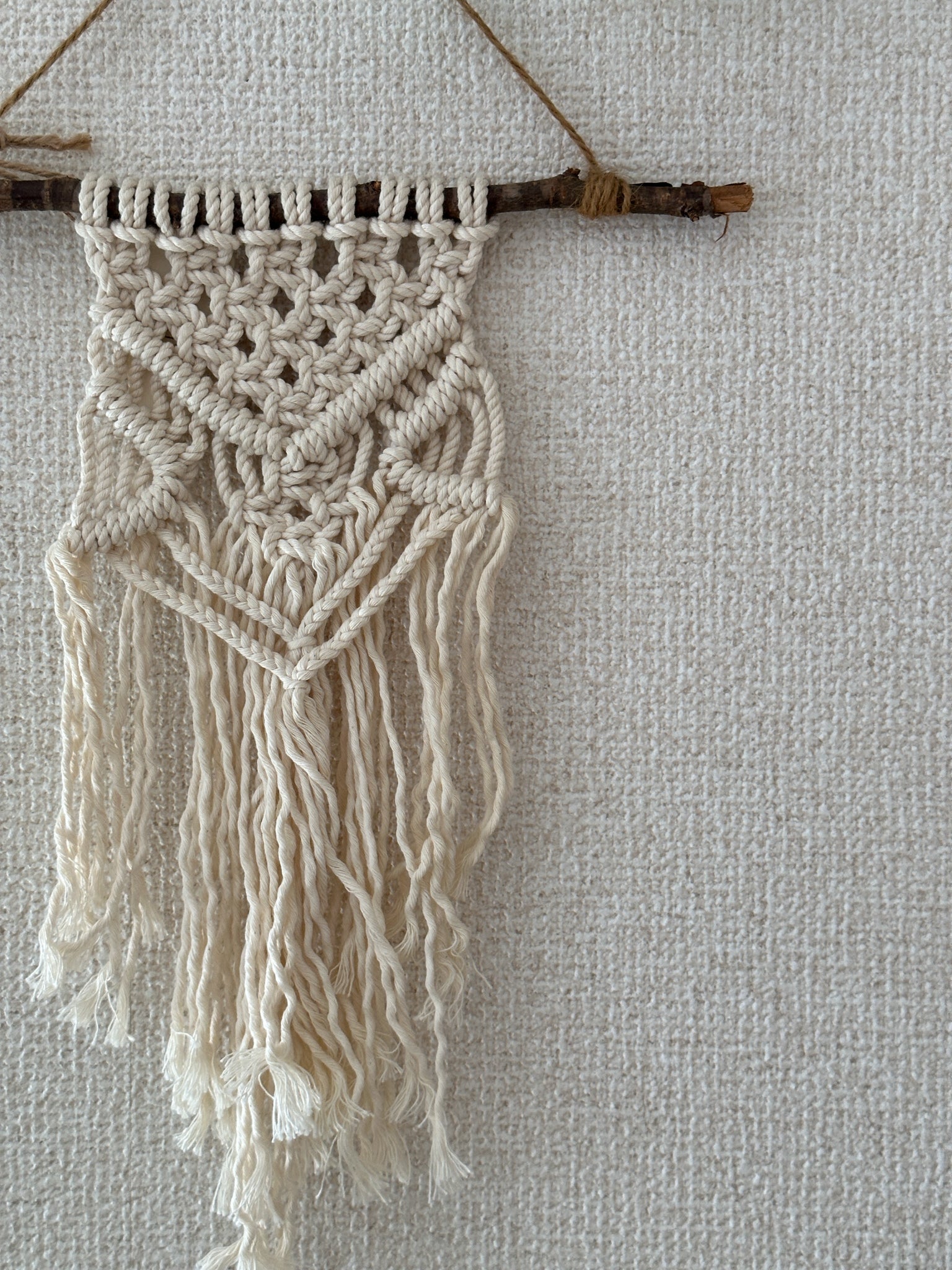 Macrame Tapestry - driftwood