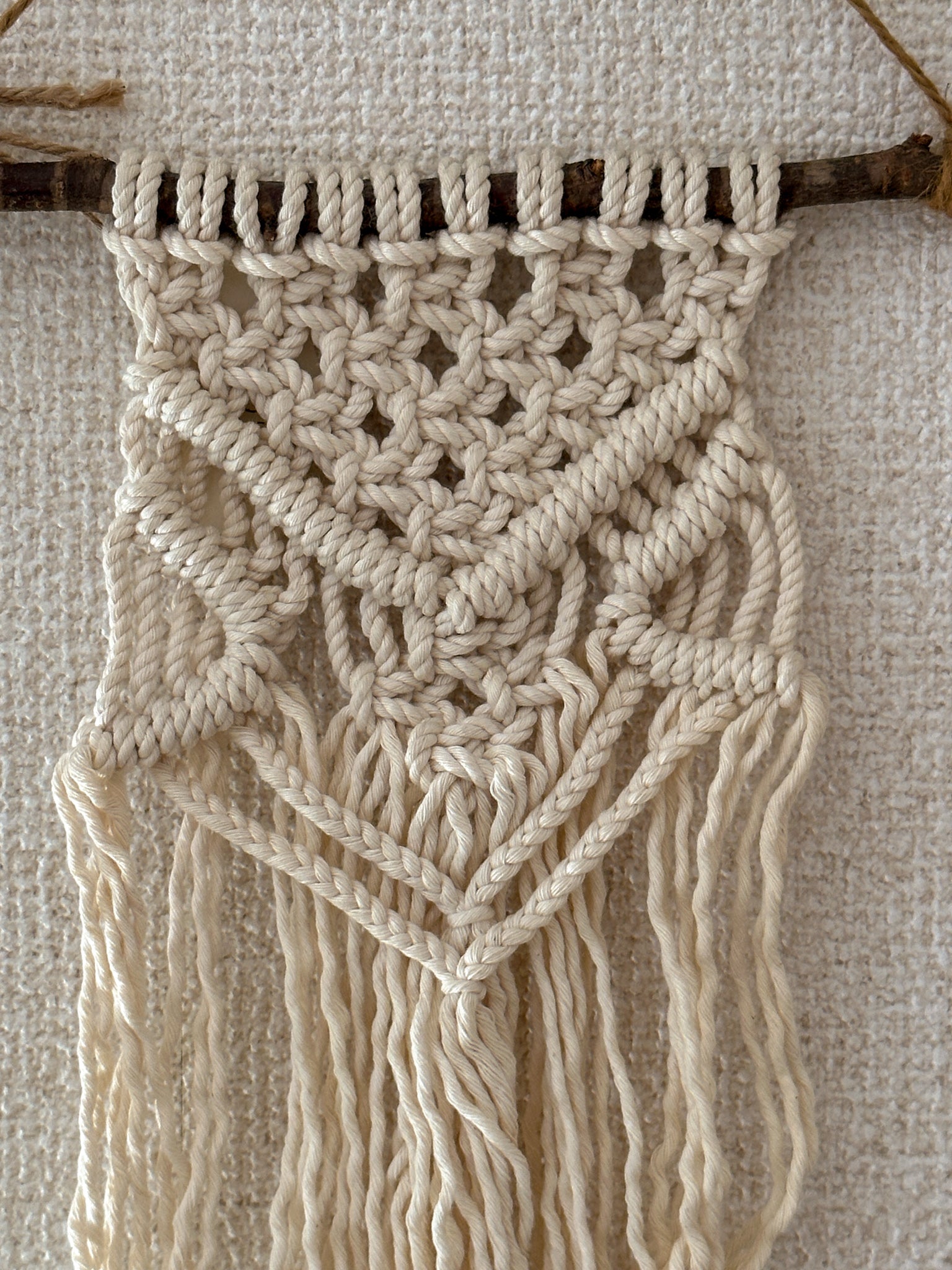 Macrame Tapestry - driftwood