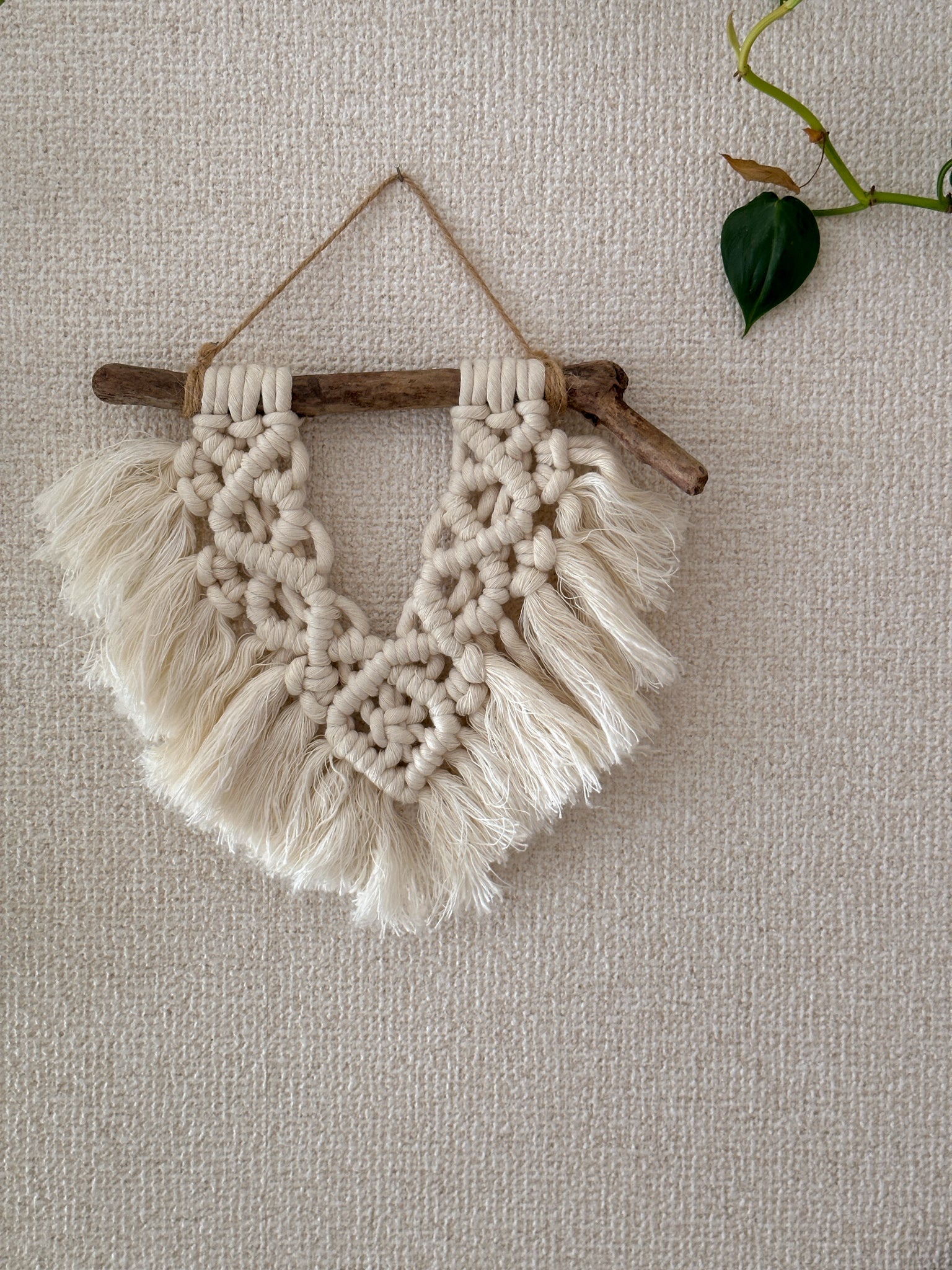 Macrame Tapestry - driftwood