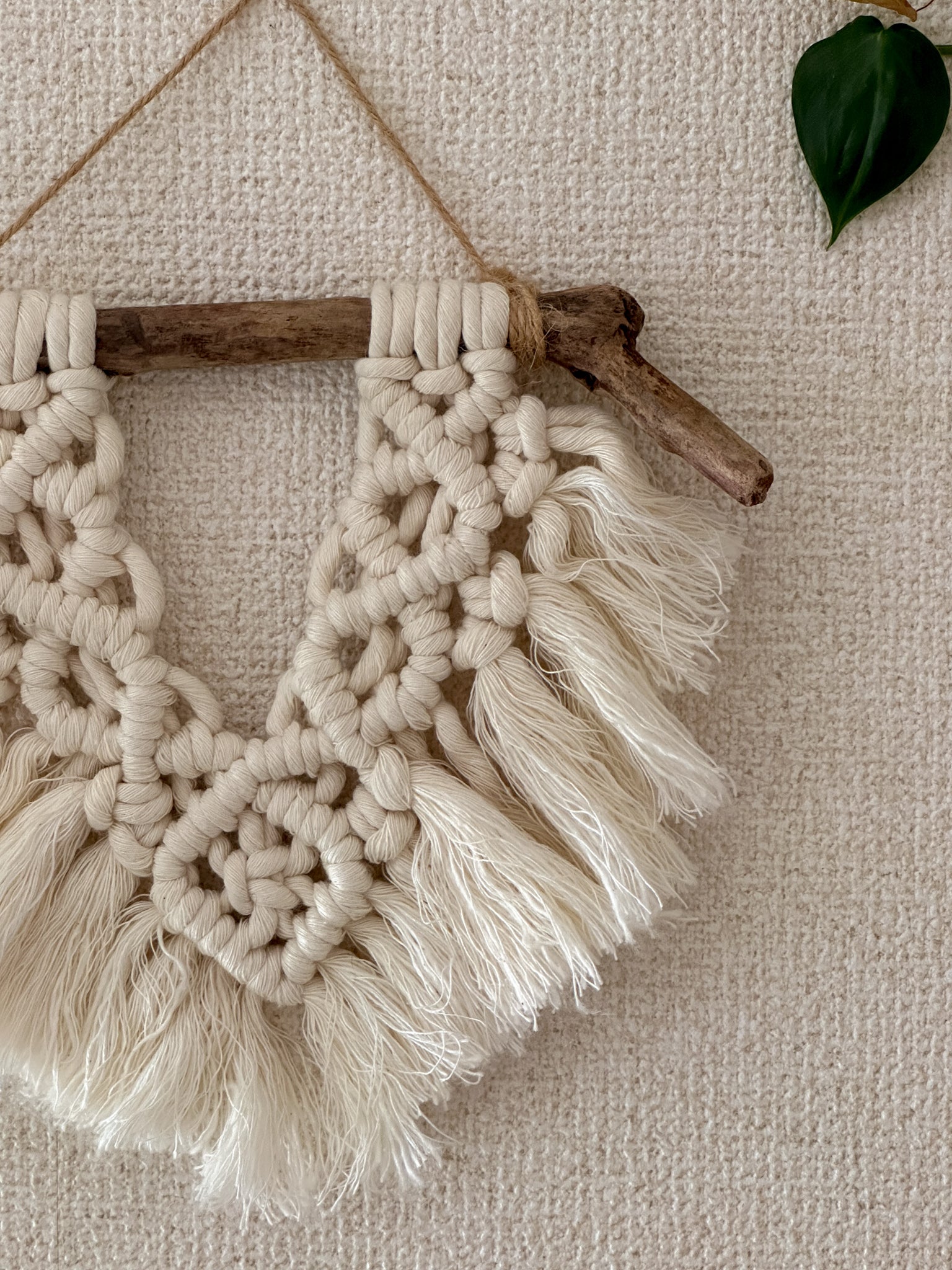 Macrame Tapestry - driftwood