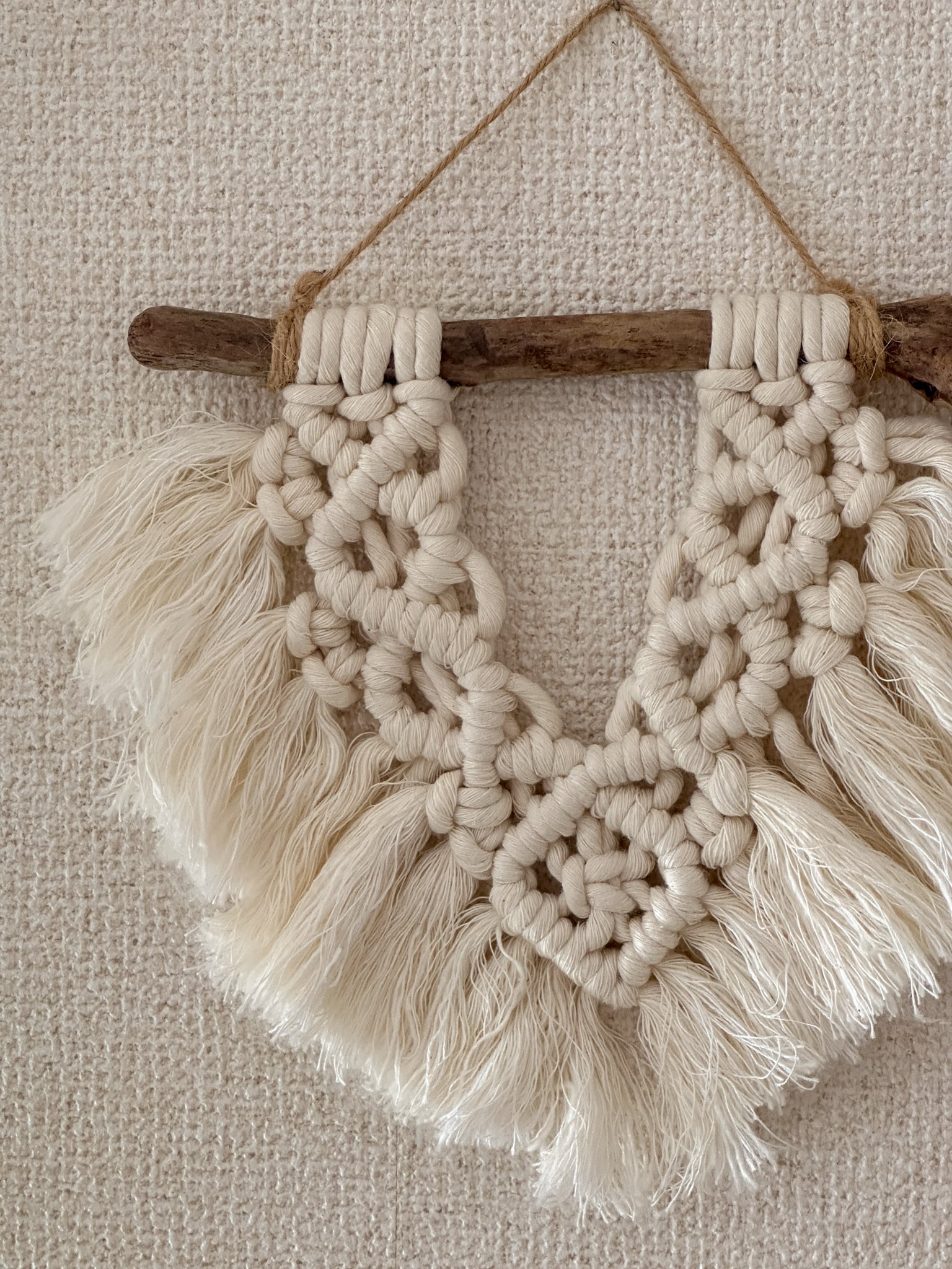 Macrame Tapestry - driftwood