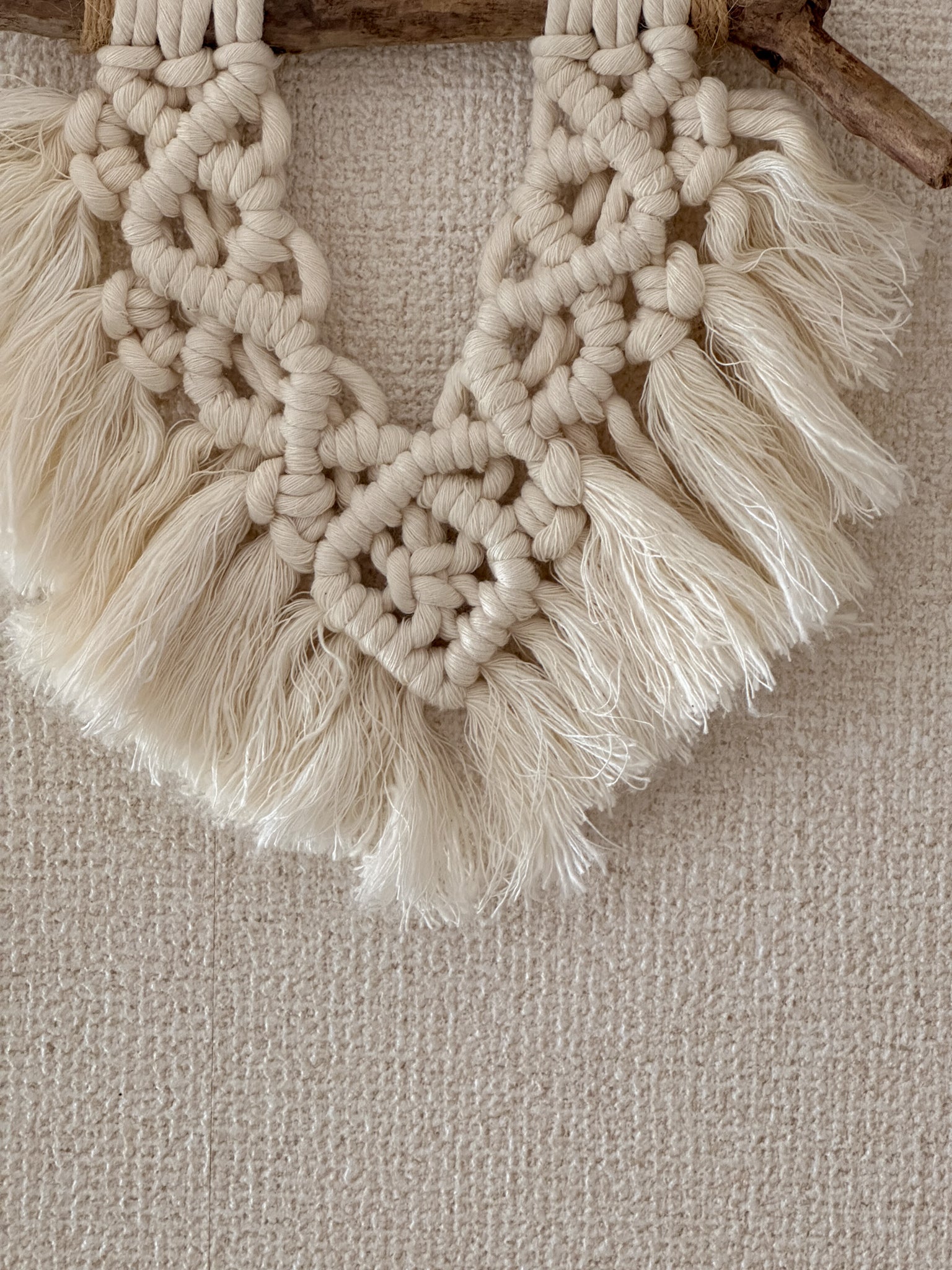 Macrame Tapestry - driftwood