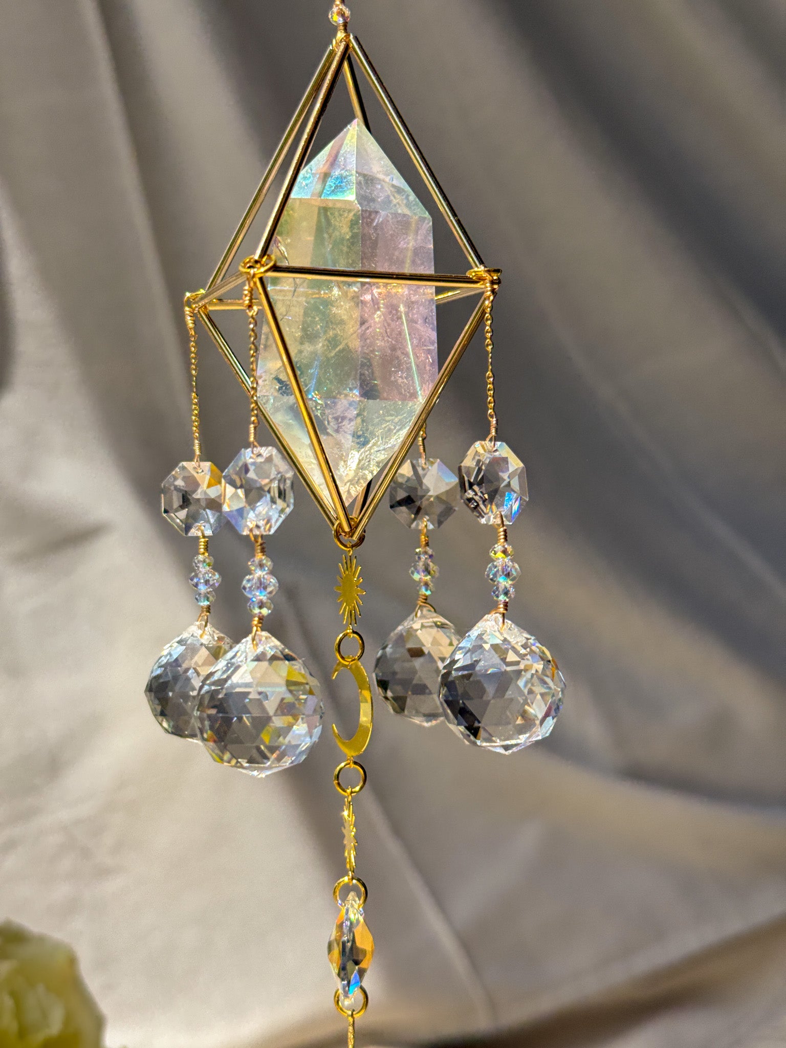 little Sunshine - Rainbow Aura Quartz