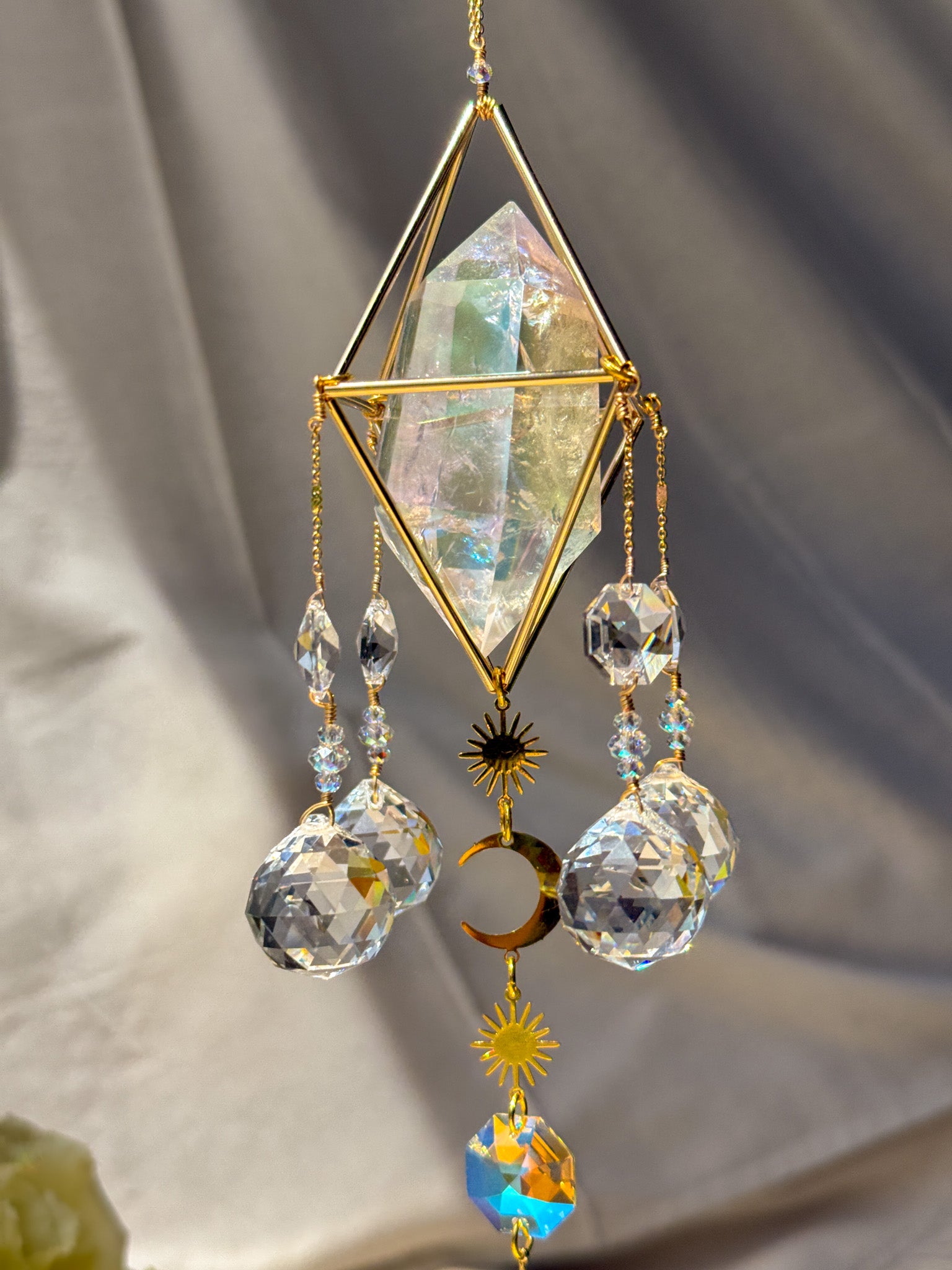 little Sunshine - Rainbow Aura Quartz