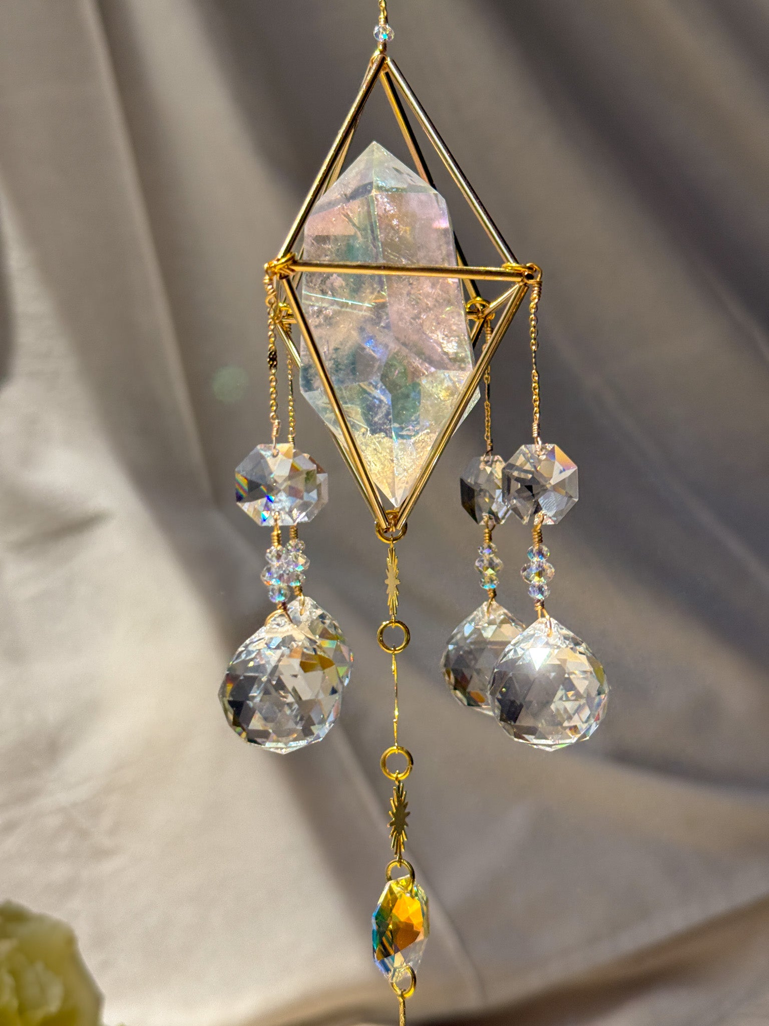 little Sunshine - Rainbow Aura Quartz