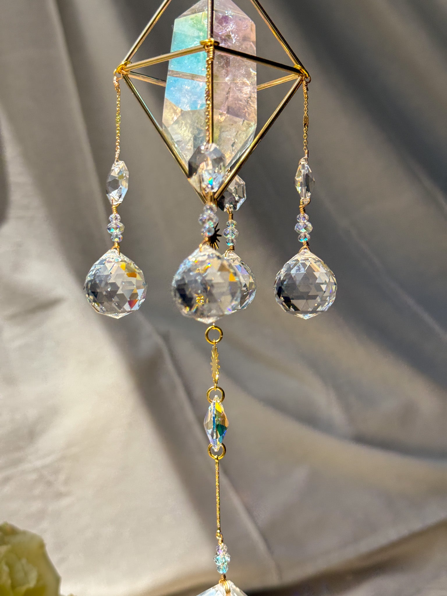 little Sunshine - Rainbow Aura Quartz