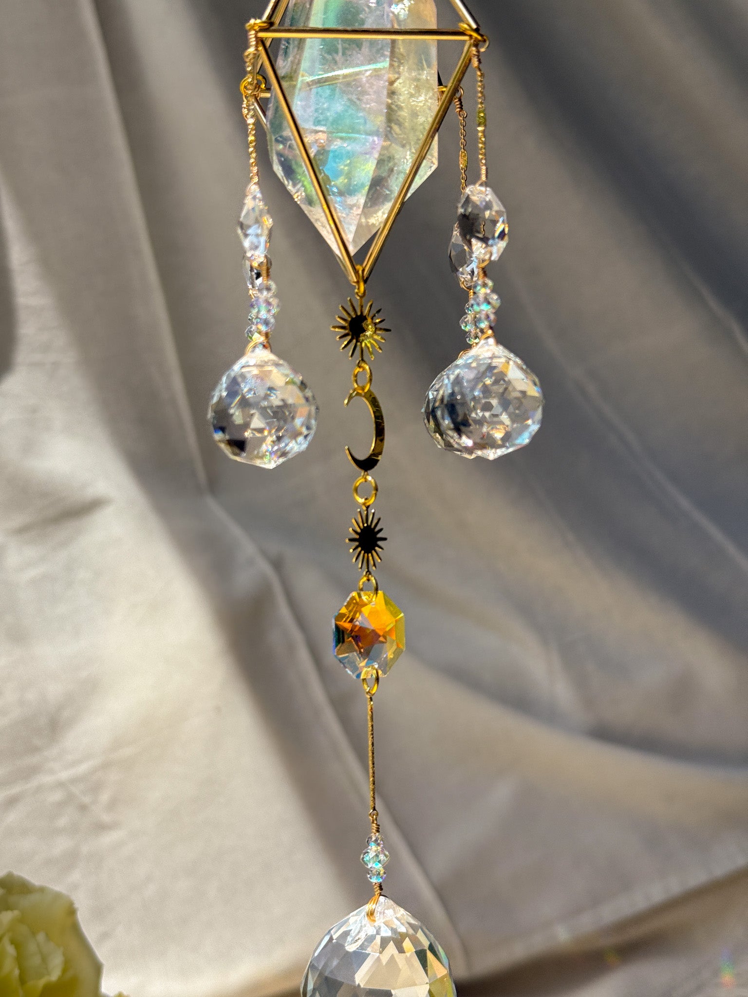 little Sunshine - Rainbow Aura Quartz