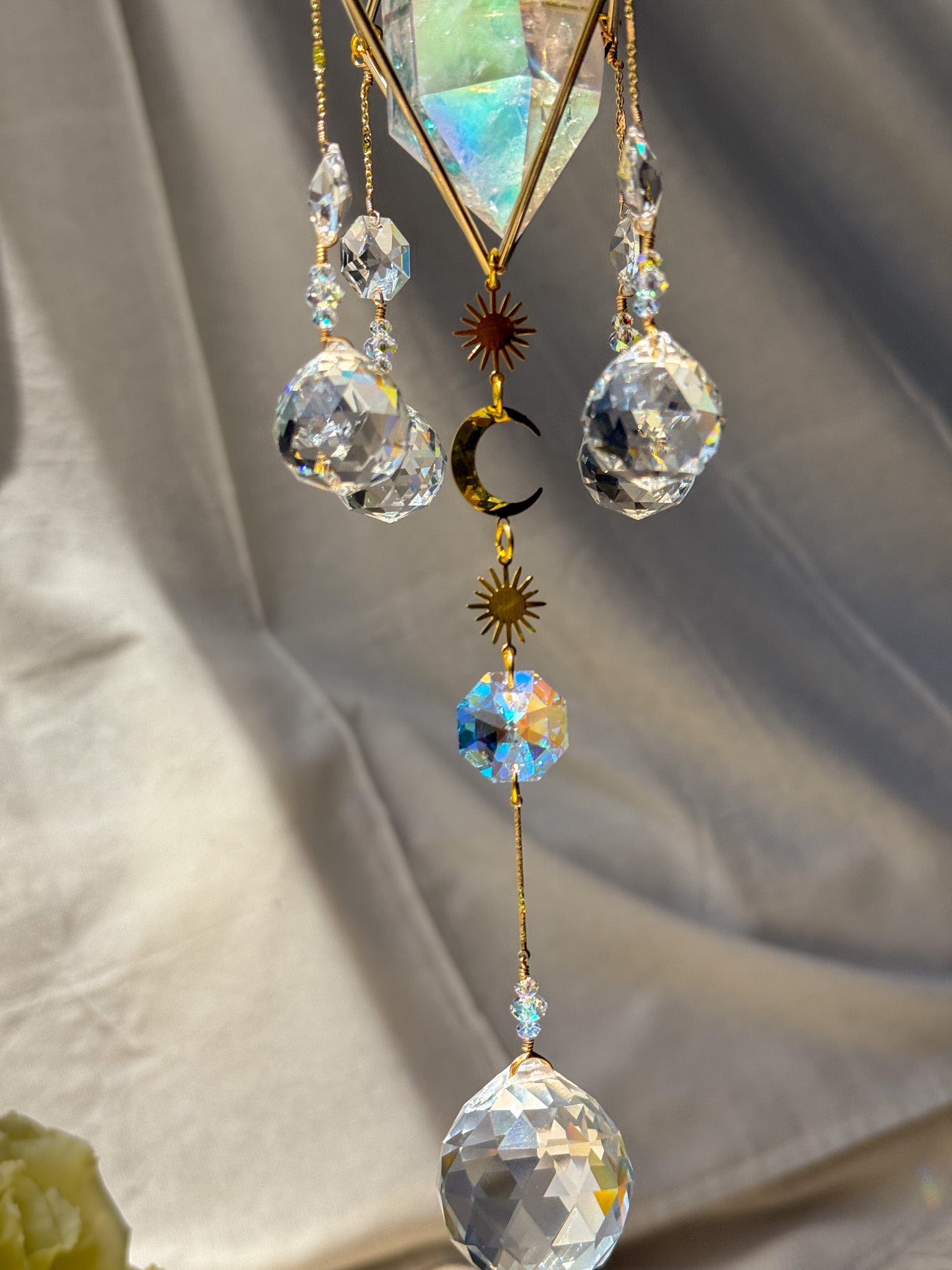 little Sunshine - Rainbow Aura Quartz