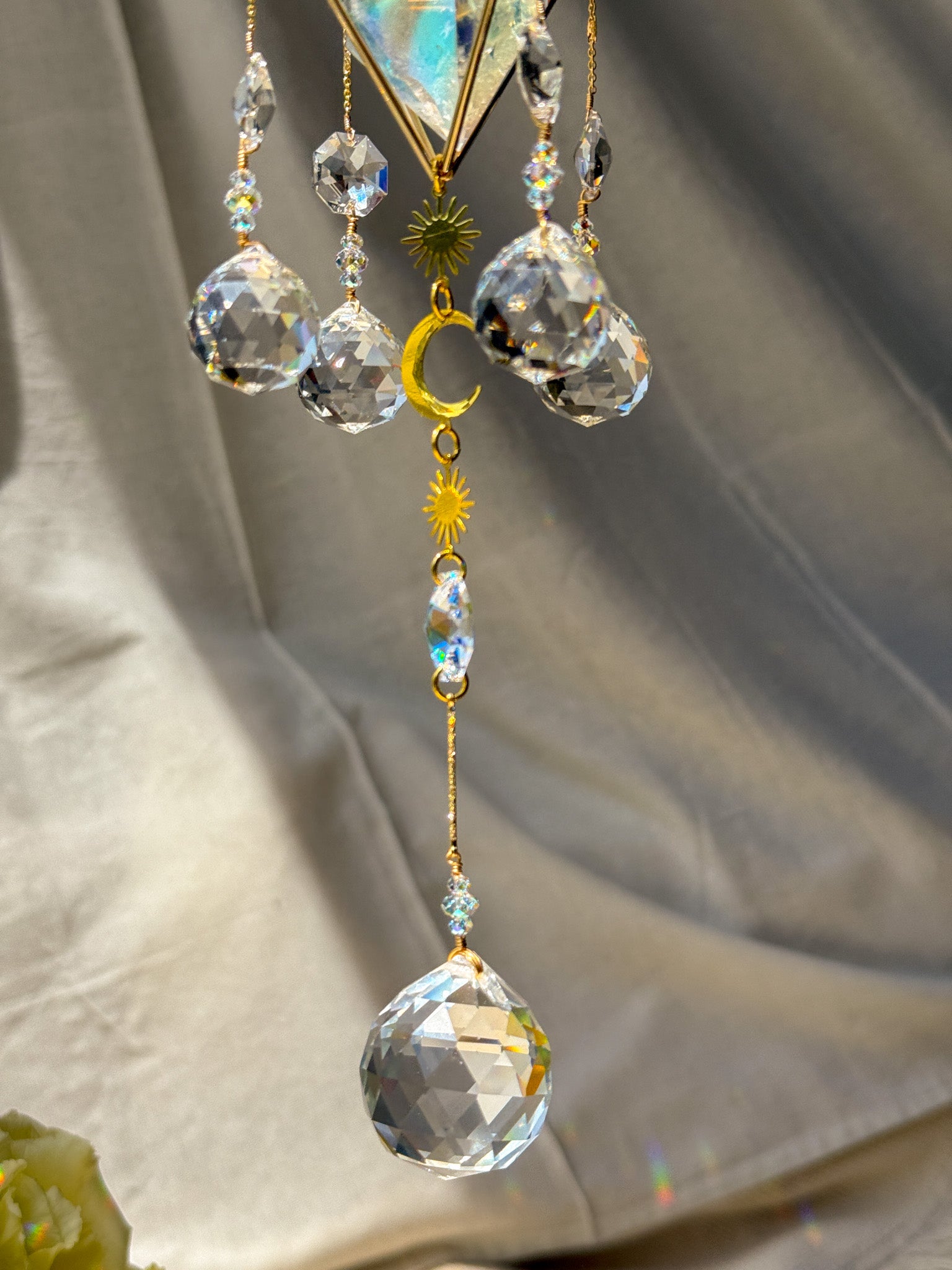 little Sunshine - Rainbow Aura Quartz