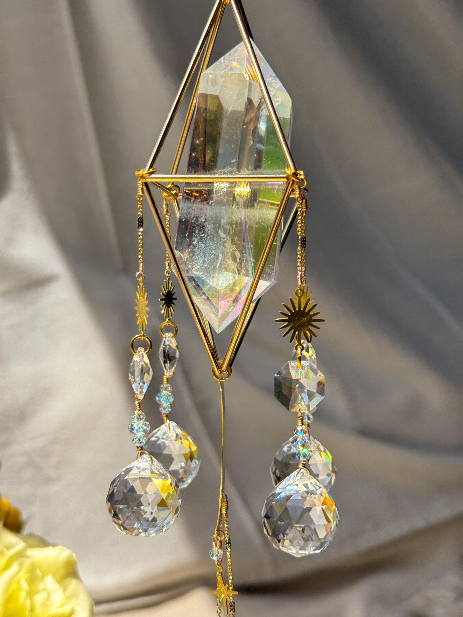 Moon Child - Rainbow Aura Quartz