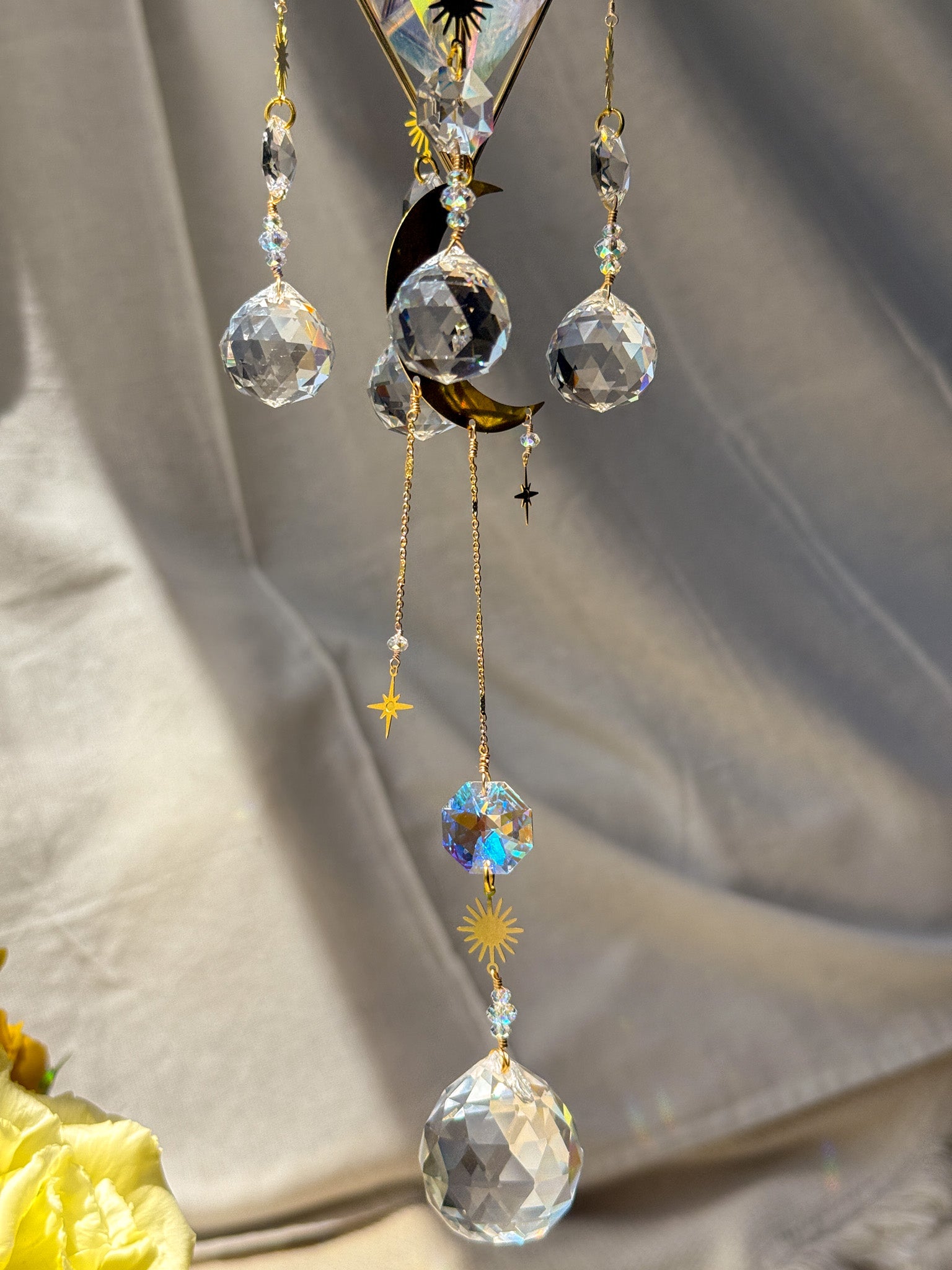 Moon Child - Rainbow Aura Quartz