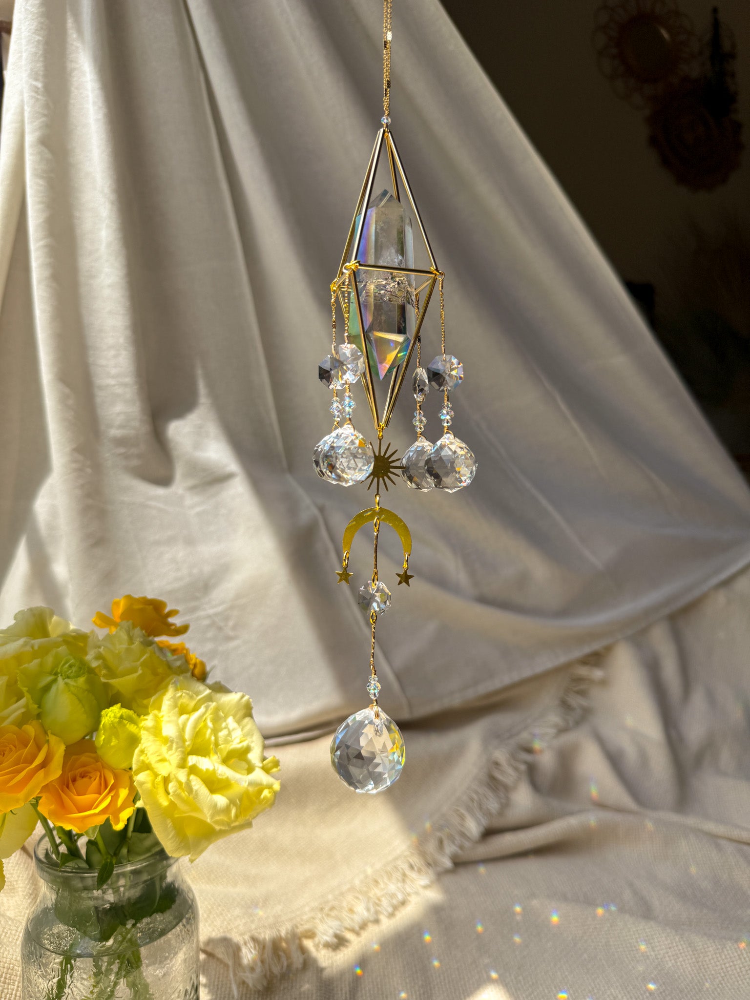 Under the SUN - Galaxy Rainbow Aura Quartz