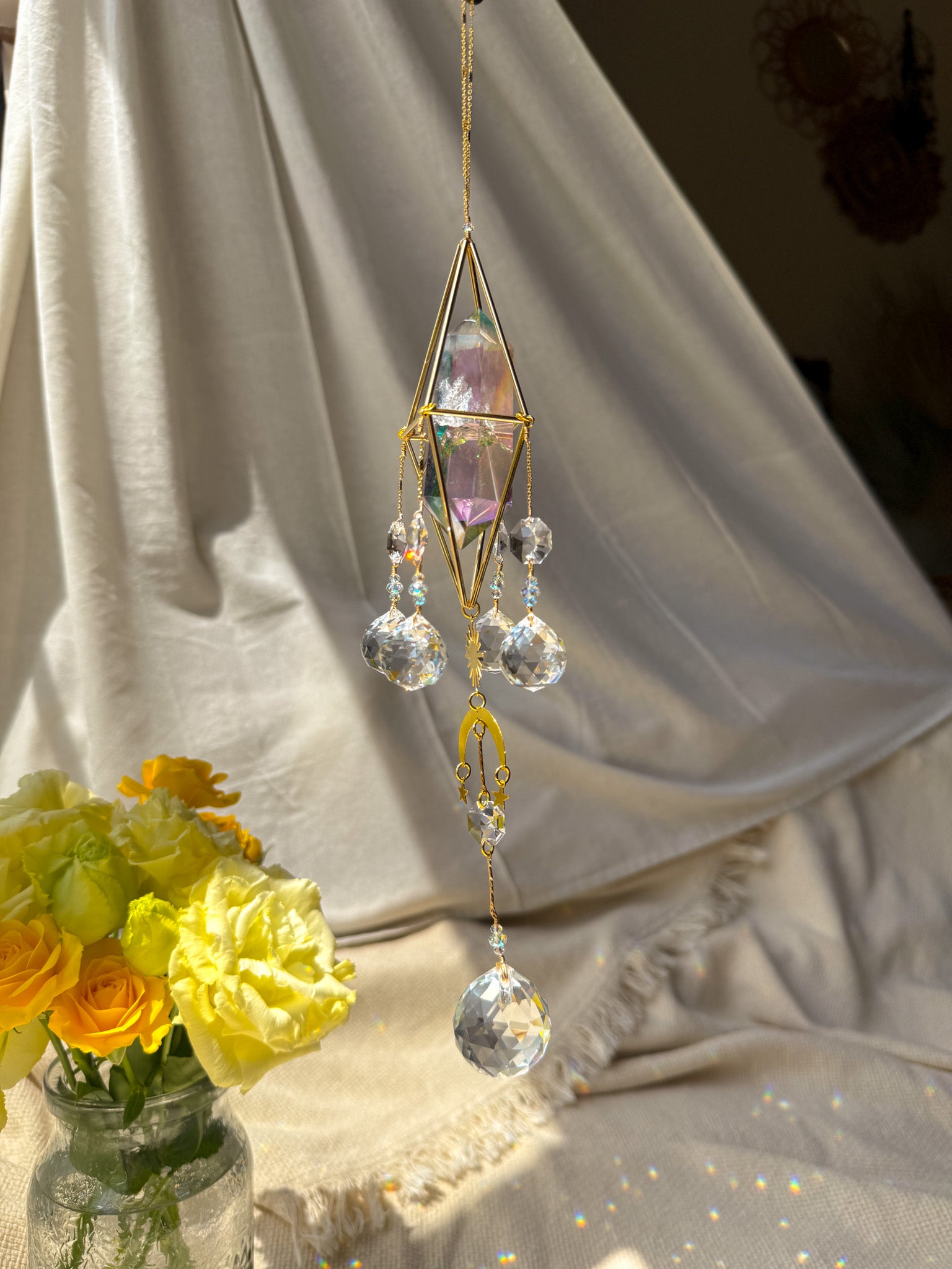 Under the SUN - Galaxy Rainbow Aura Quartz