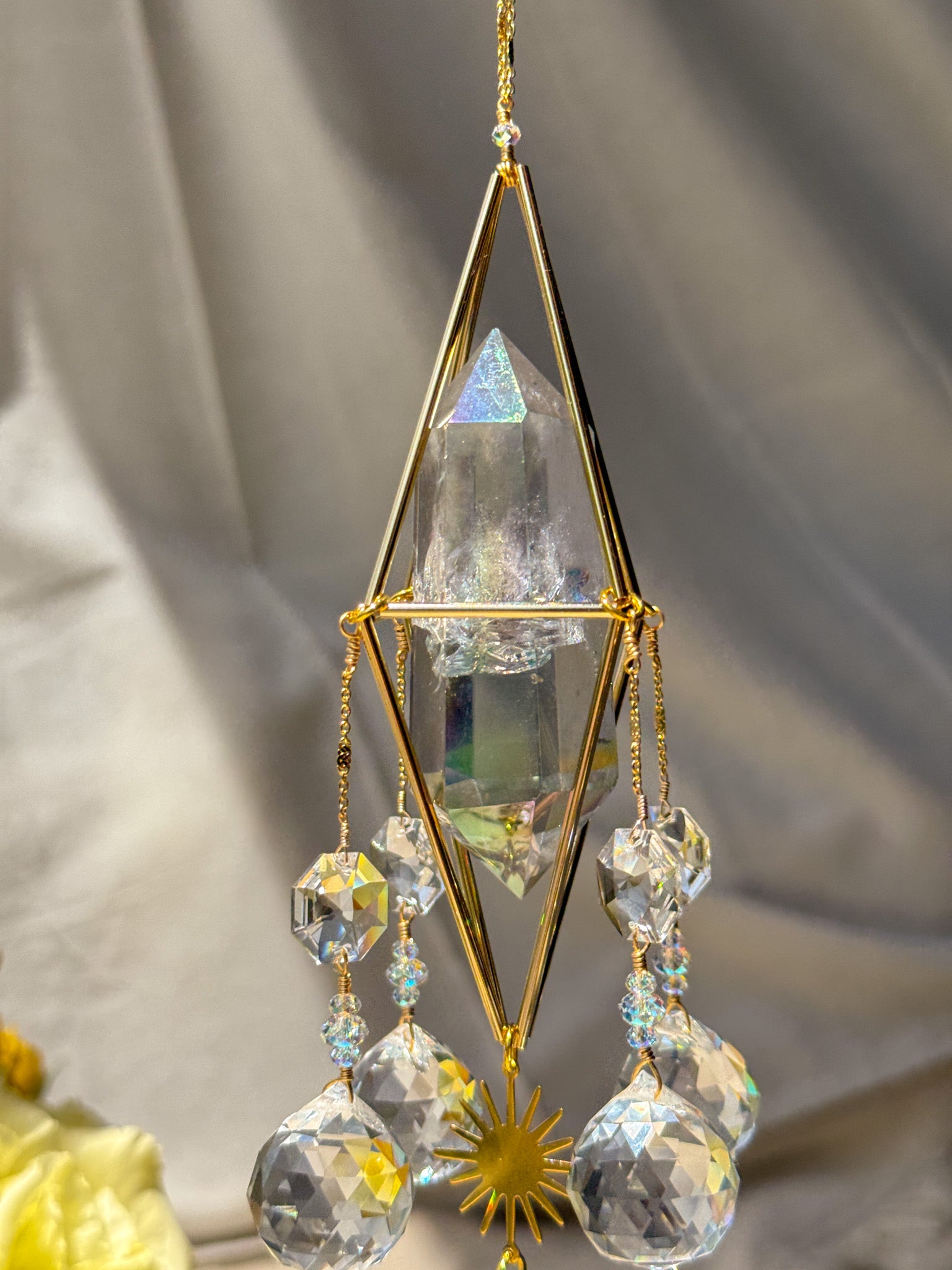 Under the SUN - Galaxy Rainbow Aura Quartz